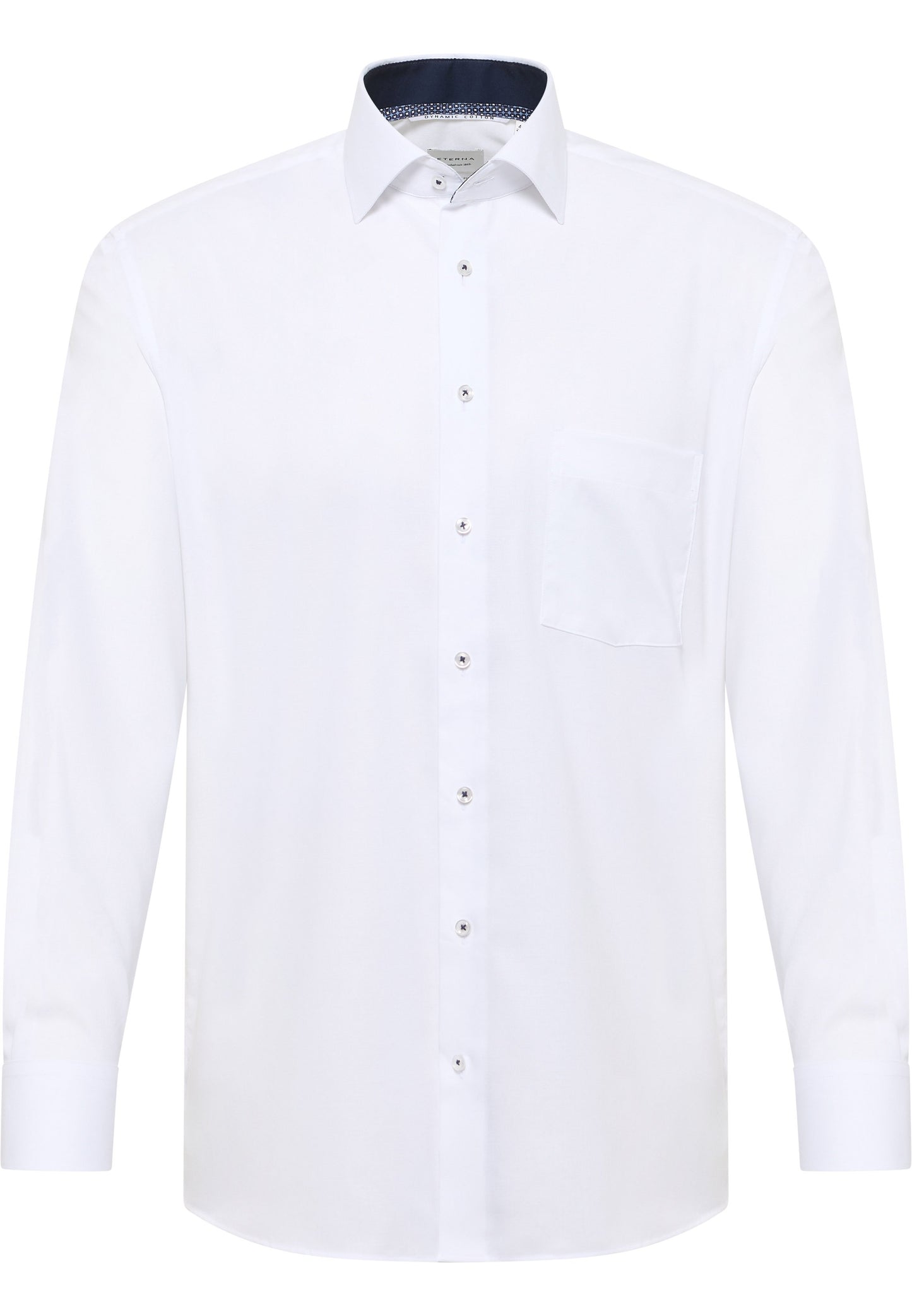 Hemd Twill Langarm (Weiss)