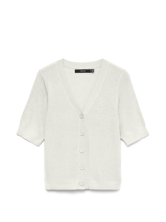 Vmnewlex 2/4 V-neck Cardigan (Snow White)
