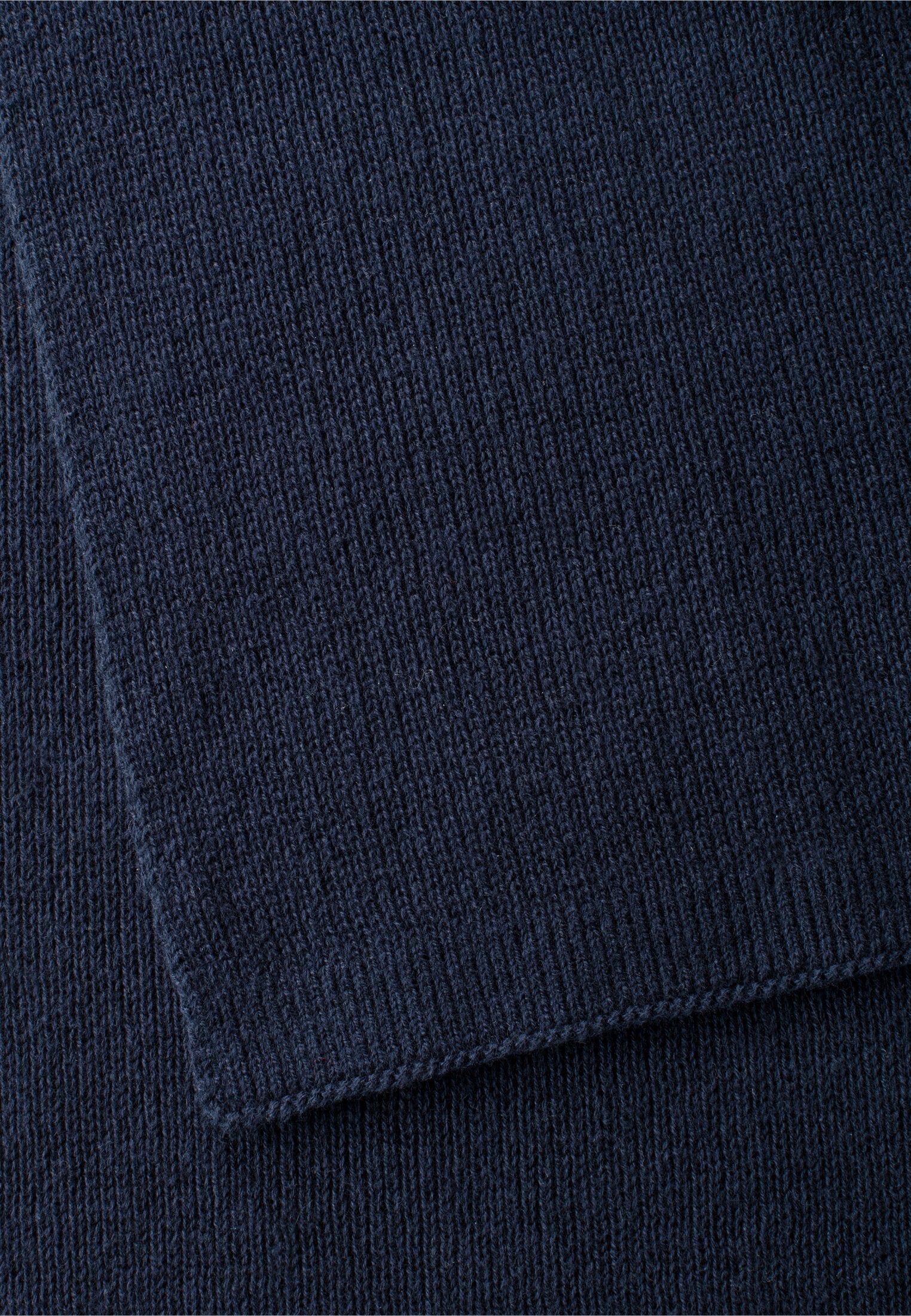 Strickschal aus reiner Baumwolle (Night Blue)