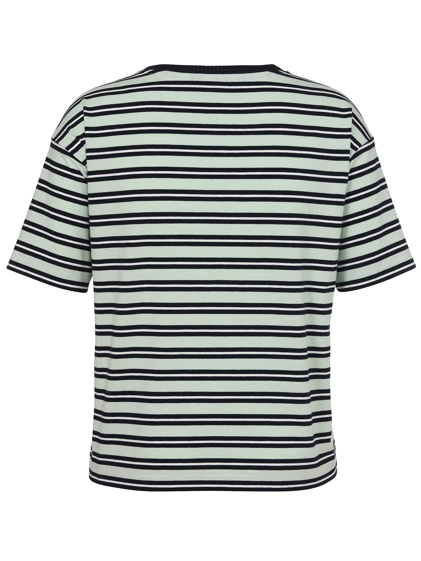 T-Shirt Rundhals 1/2 Arm Ringel (Navy Multicolor)