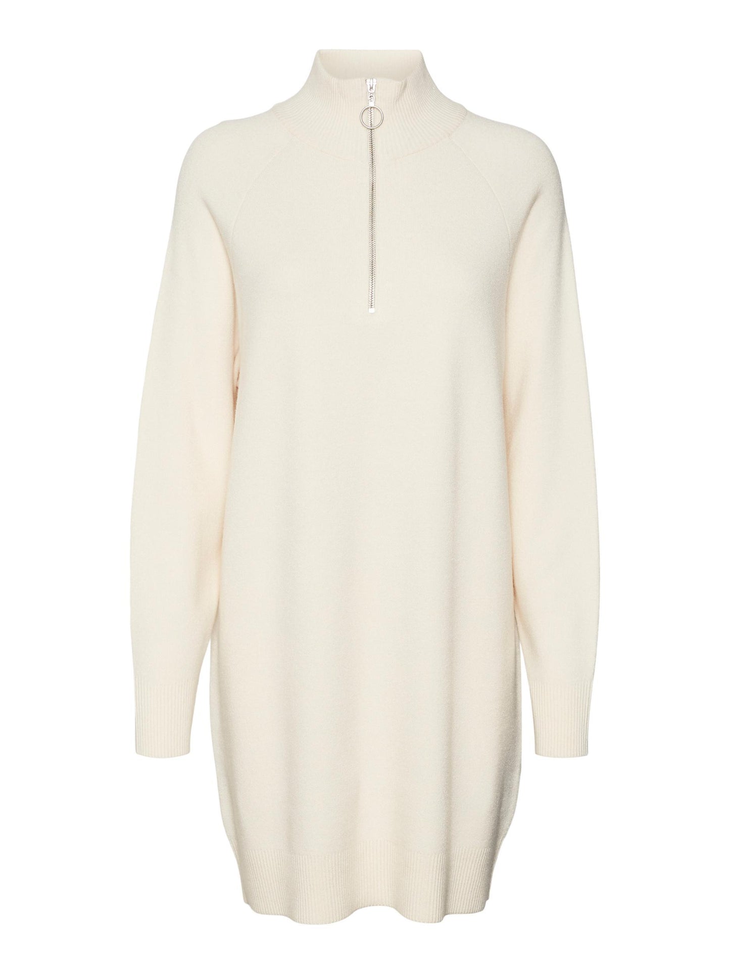 Vmgoldneedle Ls Highnck Zipper Dress Rep (Black)