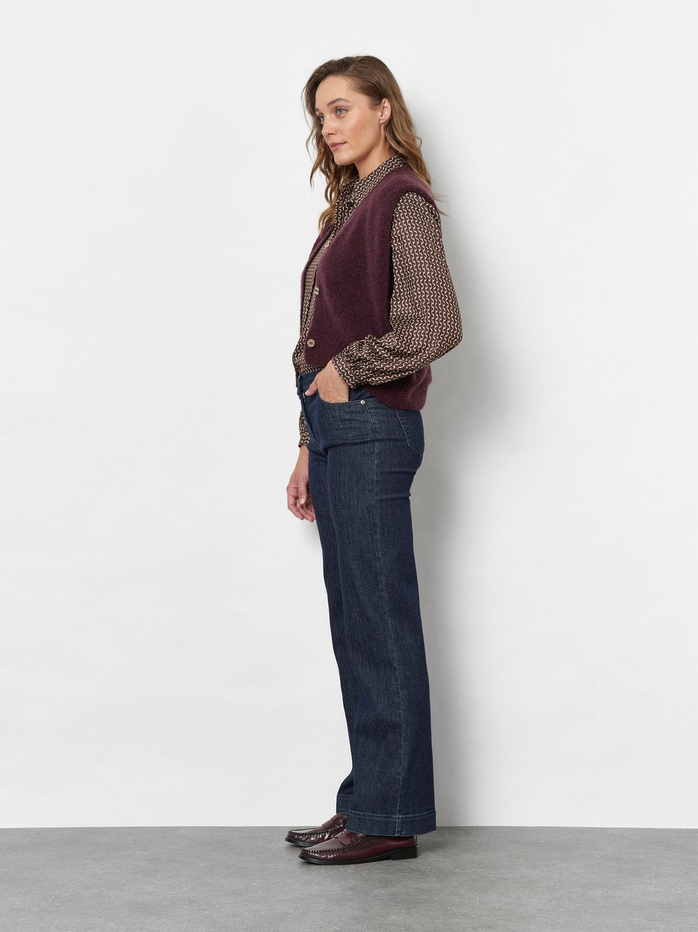 Jenny Wide (Dark Blue)