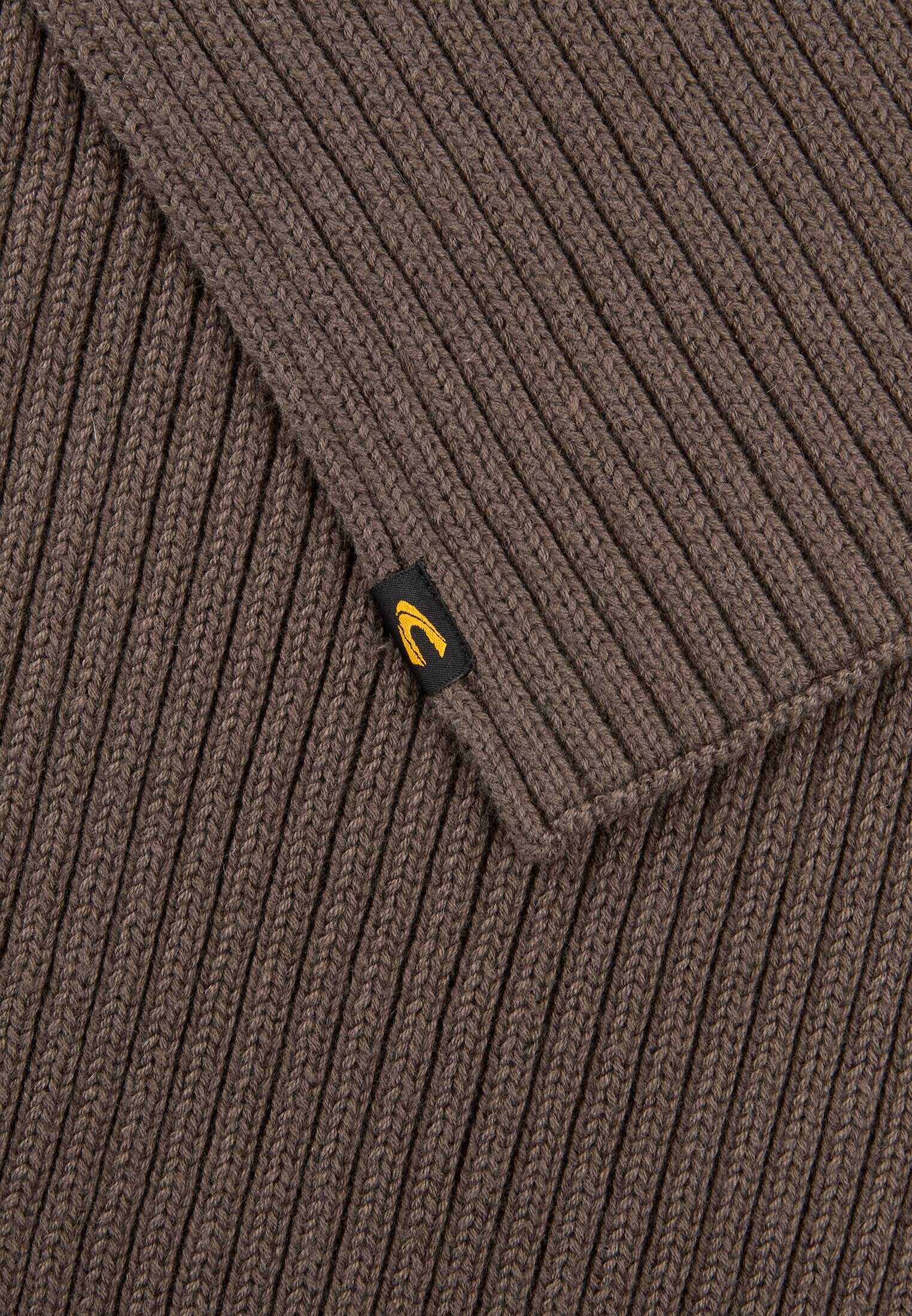 Schal aus Baumwoll-Mix (Dark Brown)