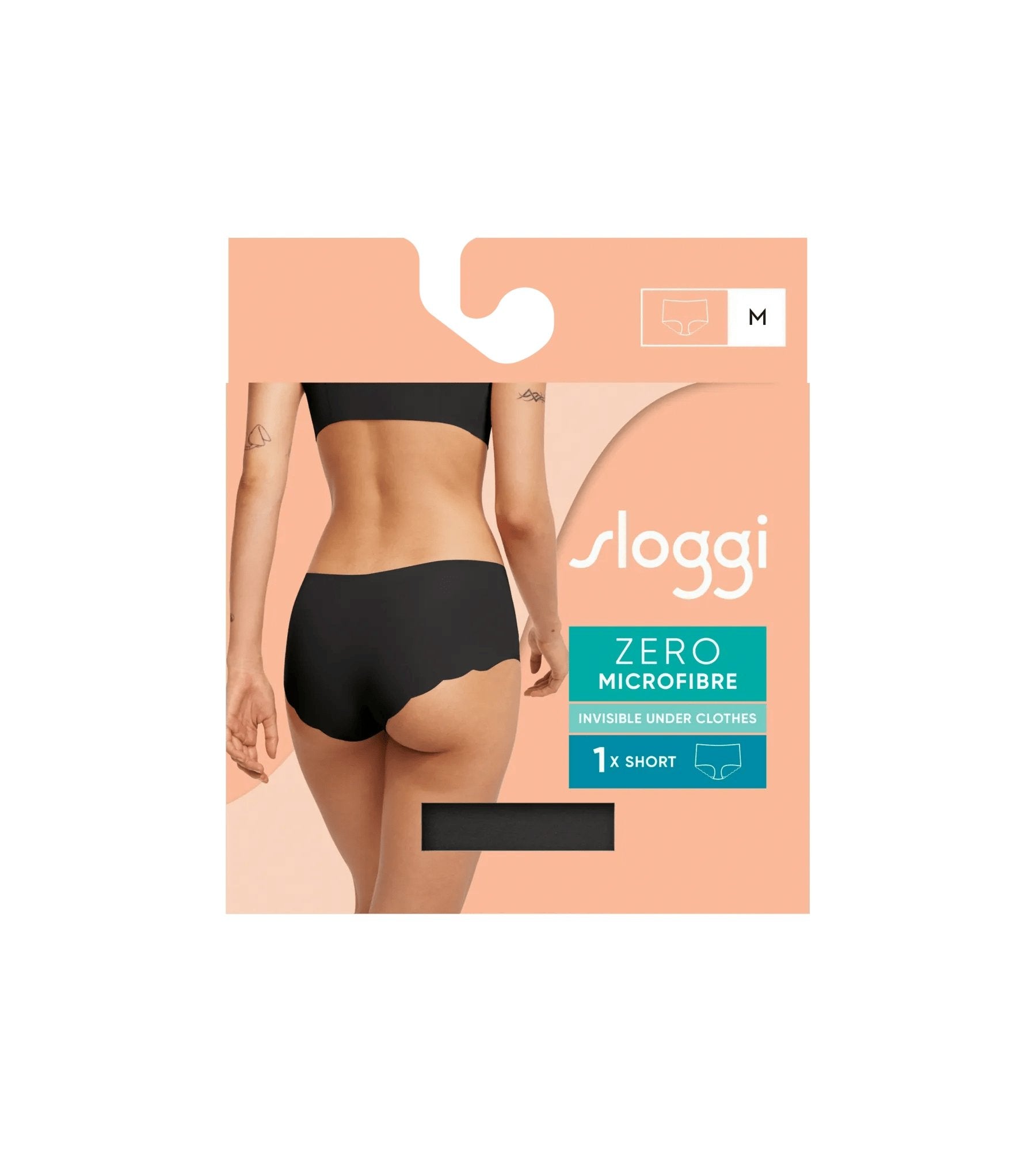 sloggi ZERO Microfibre 2.0 Short (Black)
