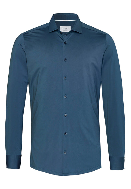 PURE- Functional Hemd Langarm (Uni Petrol)