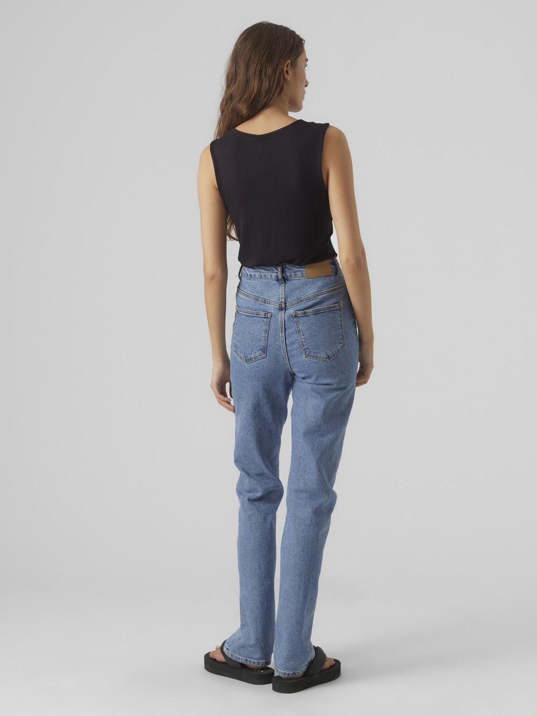 Vmrosa Sl V-neck Top Ga Jrs Noos (Black)