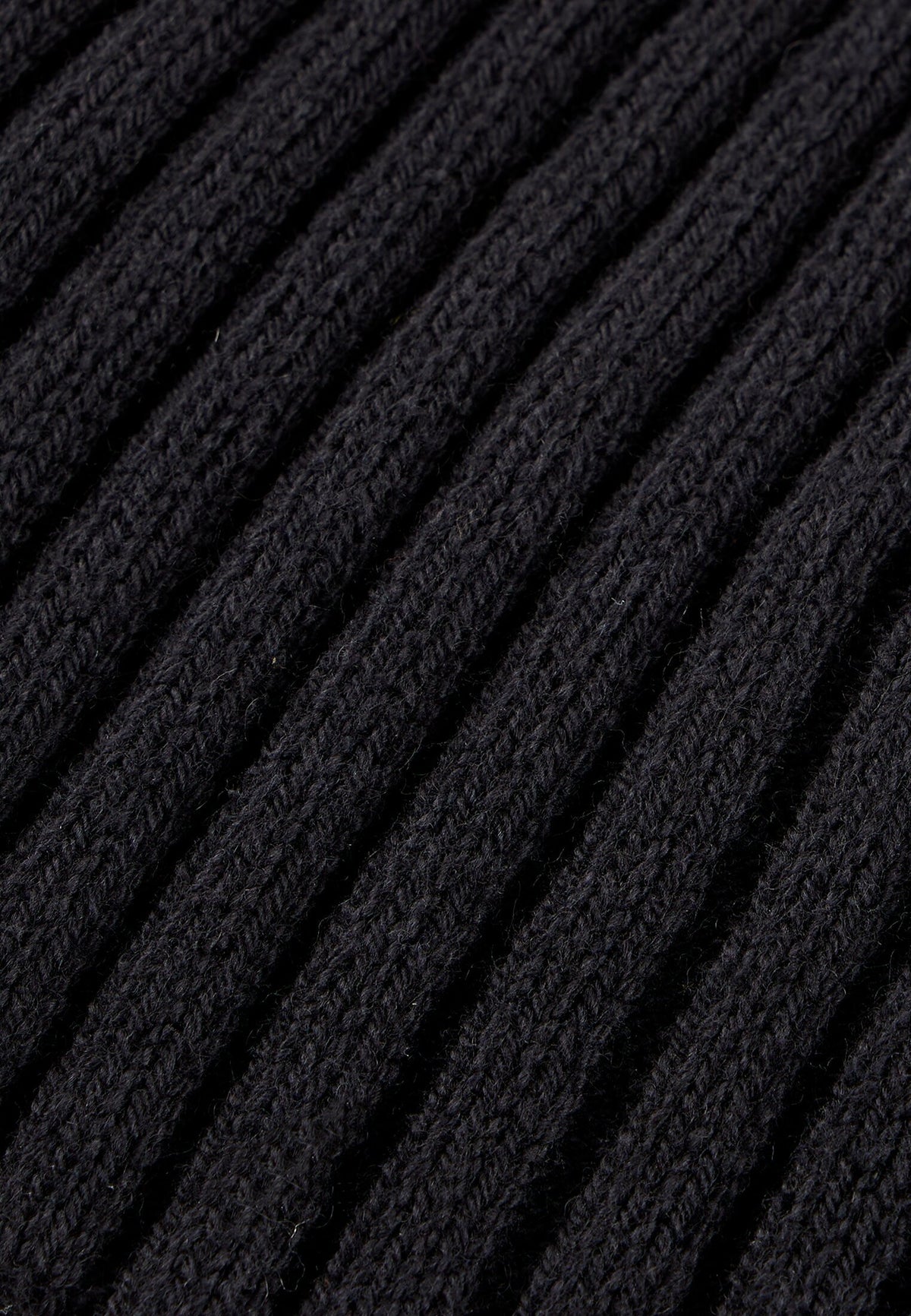 Strickmütze aus Baumwollgemisch (Asphalt)