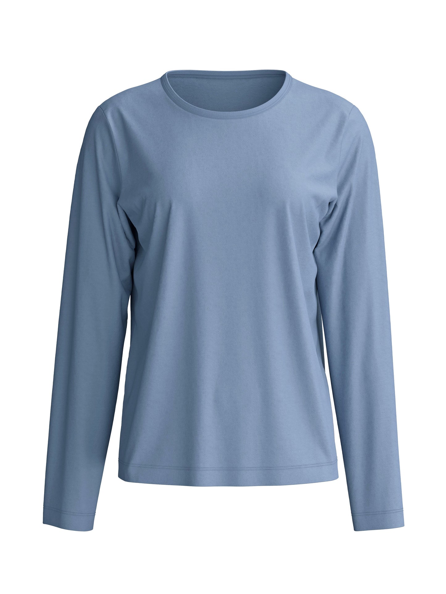 DAMEN Shirt langarm (Folkstone Grey)