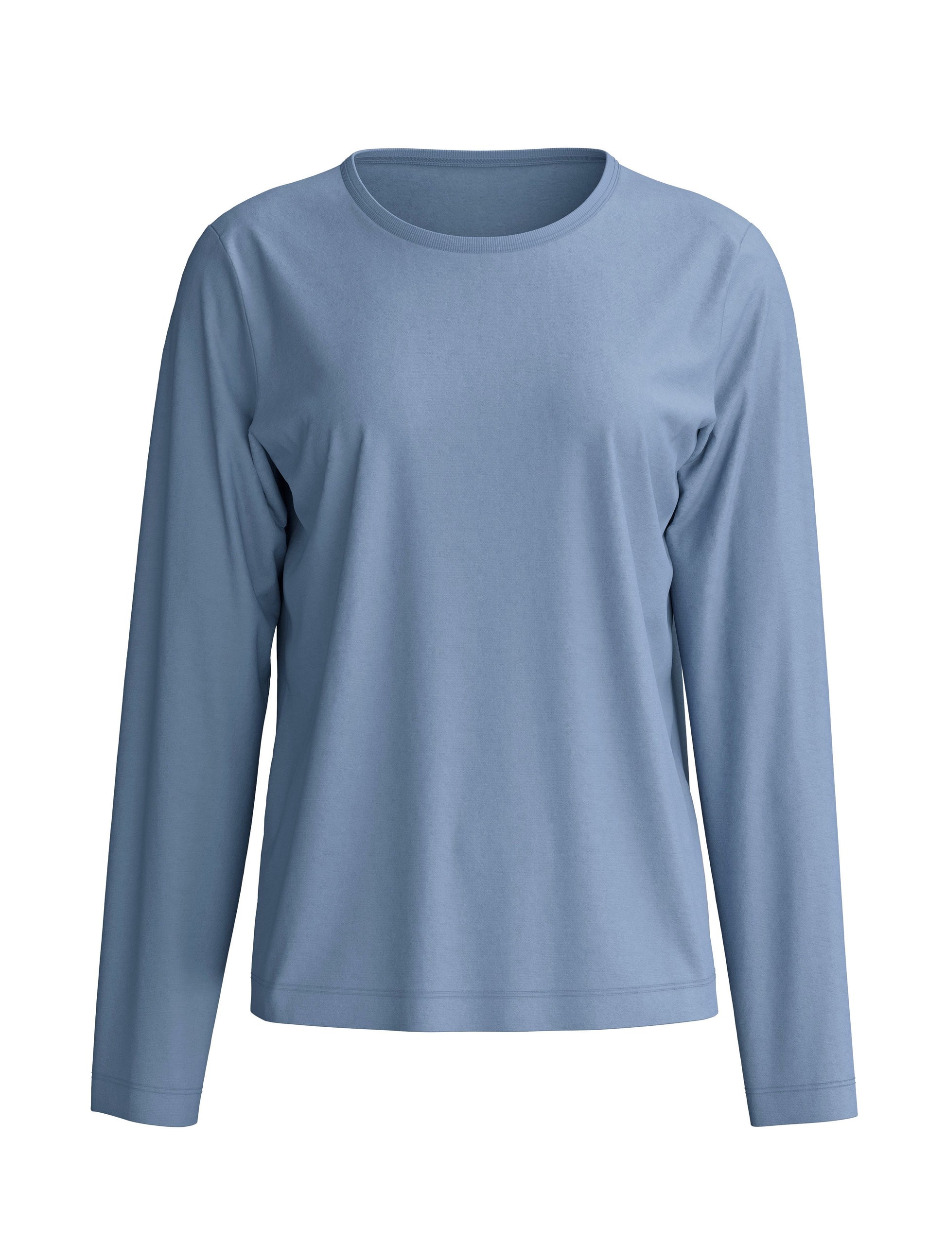 DAMEN Shirt langarm (Folkstone Grey)