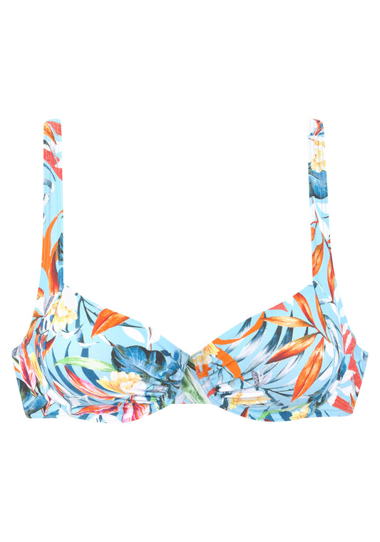 venice beach lm exkl. sport Bügel-Top (Lt.blue Prin)