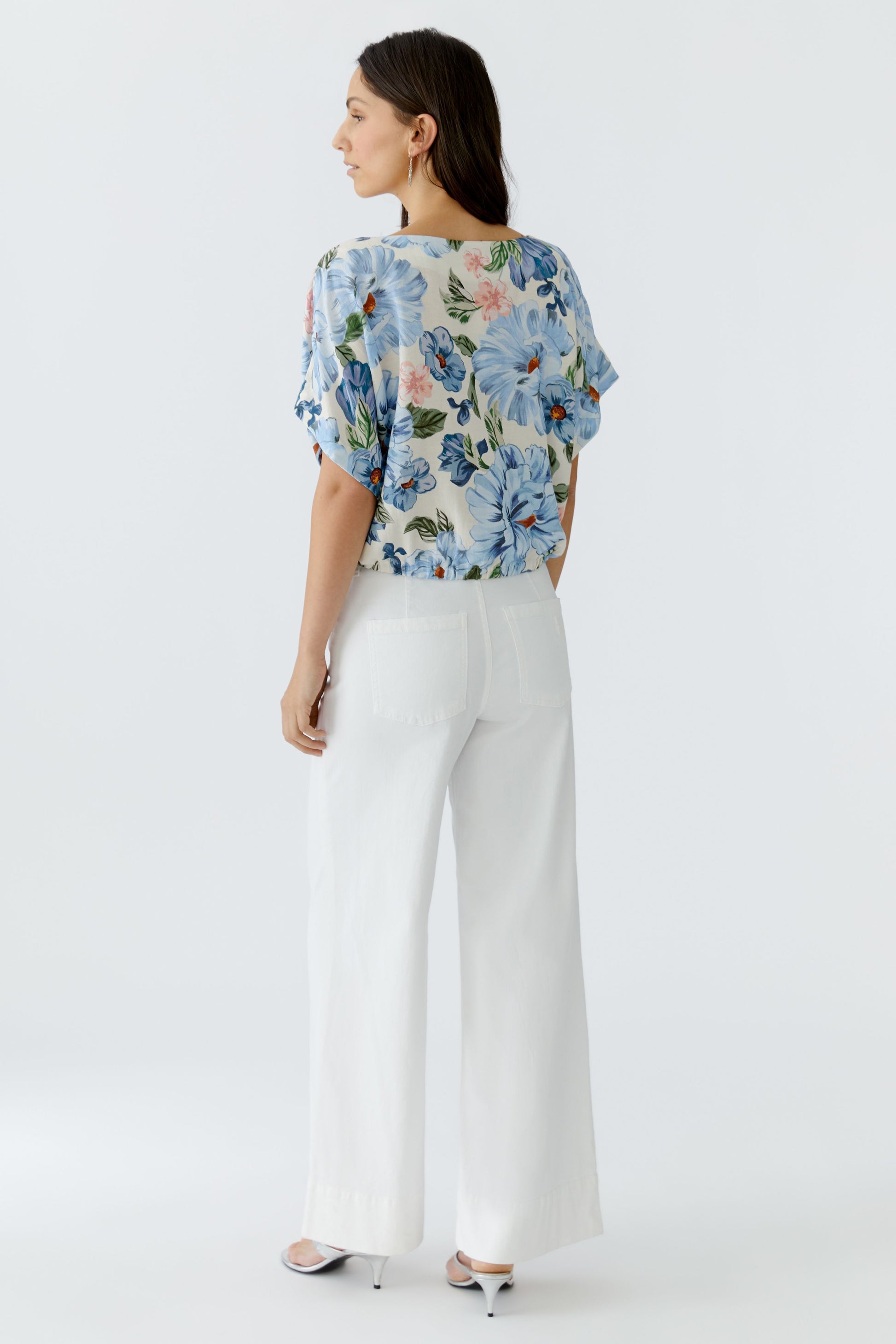 Bluse (Blue White)