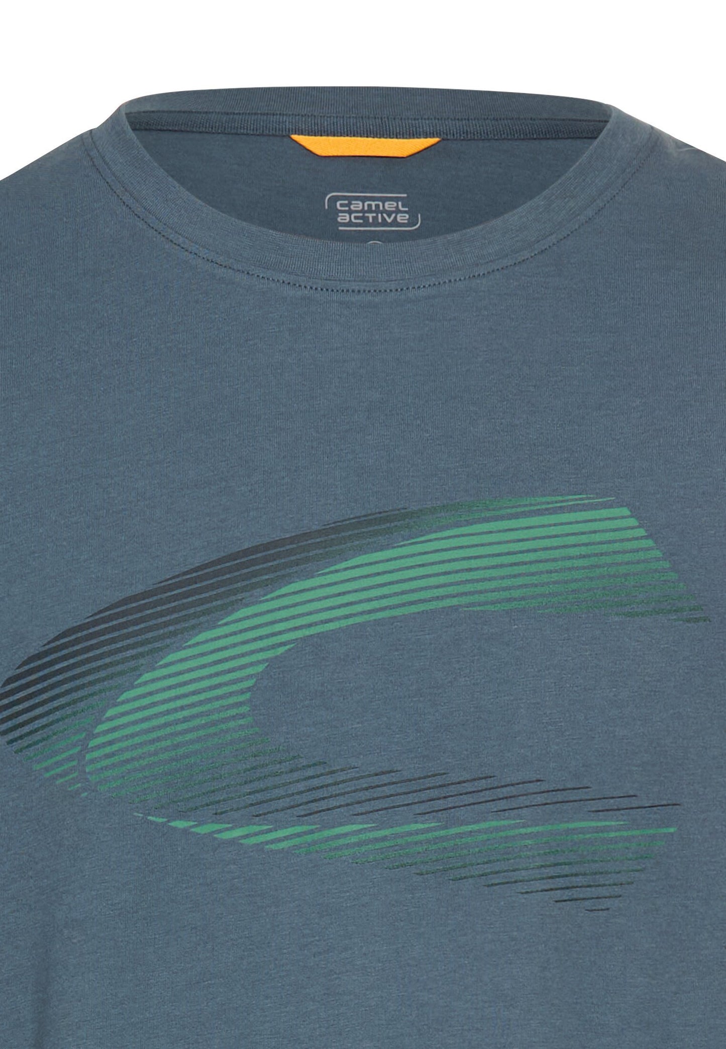 T-Shirt mit Print aus nachhaltigem Organic Cotton (Tinted Blue)