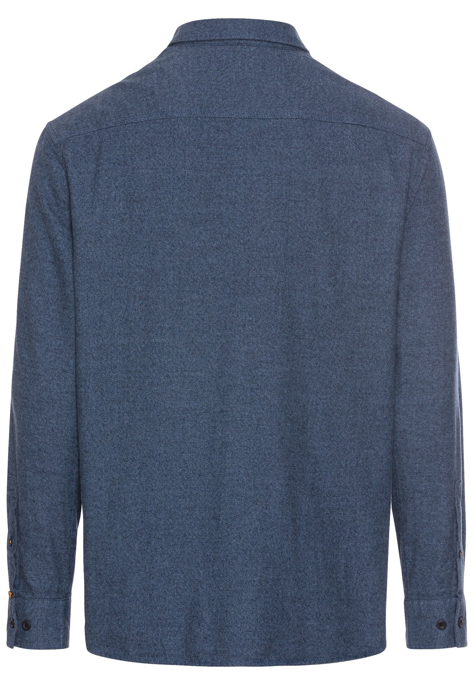 Flanell Karohemd aus reiner Baumwolle (Night Blue)