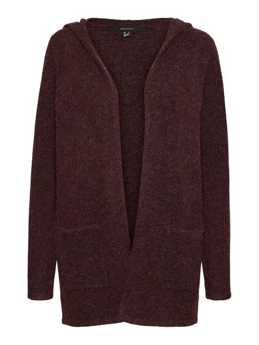 Vmdoffy Ls Open Hood Cardigan Ga Noos (Winetastin)