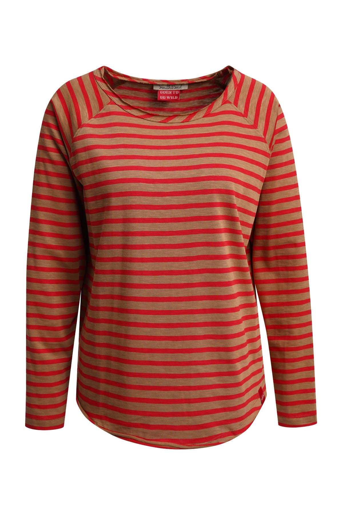 Regular Basic Sweat Raglan Striped (Love)