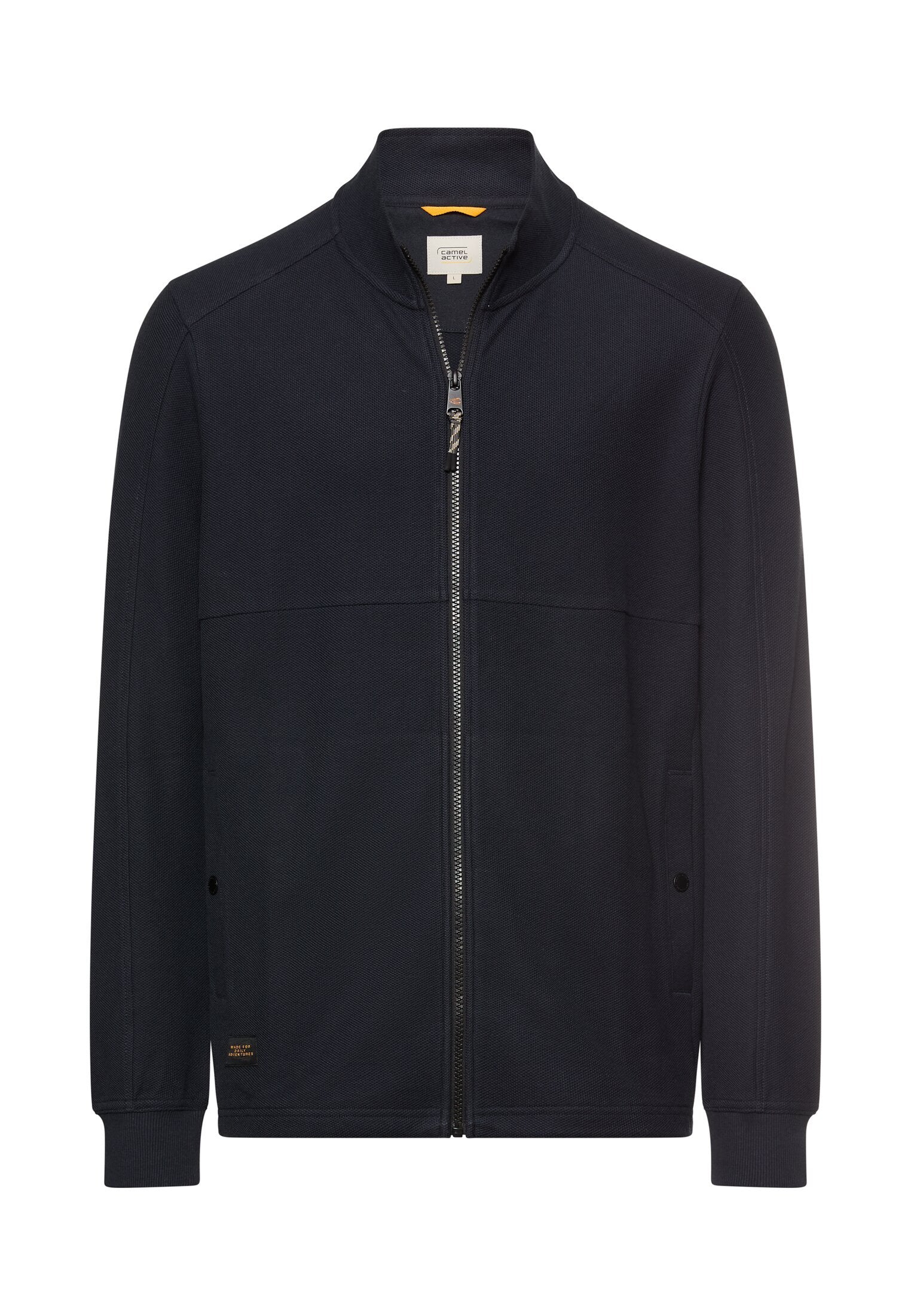 Sweatjacke mit verstellbarem Tunnelzug (Dark Navy)