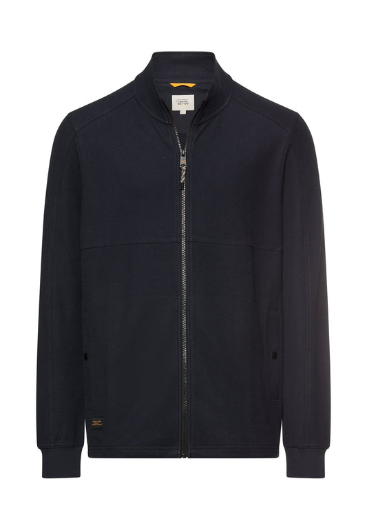 Sweatjacke mit verstellbarem Tunnelzug (Dark Navy)