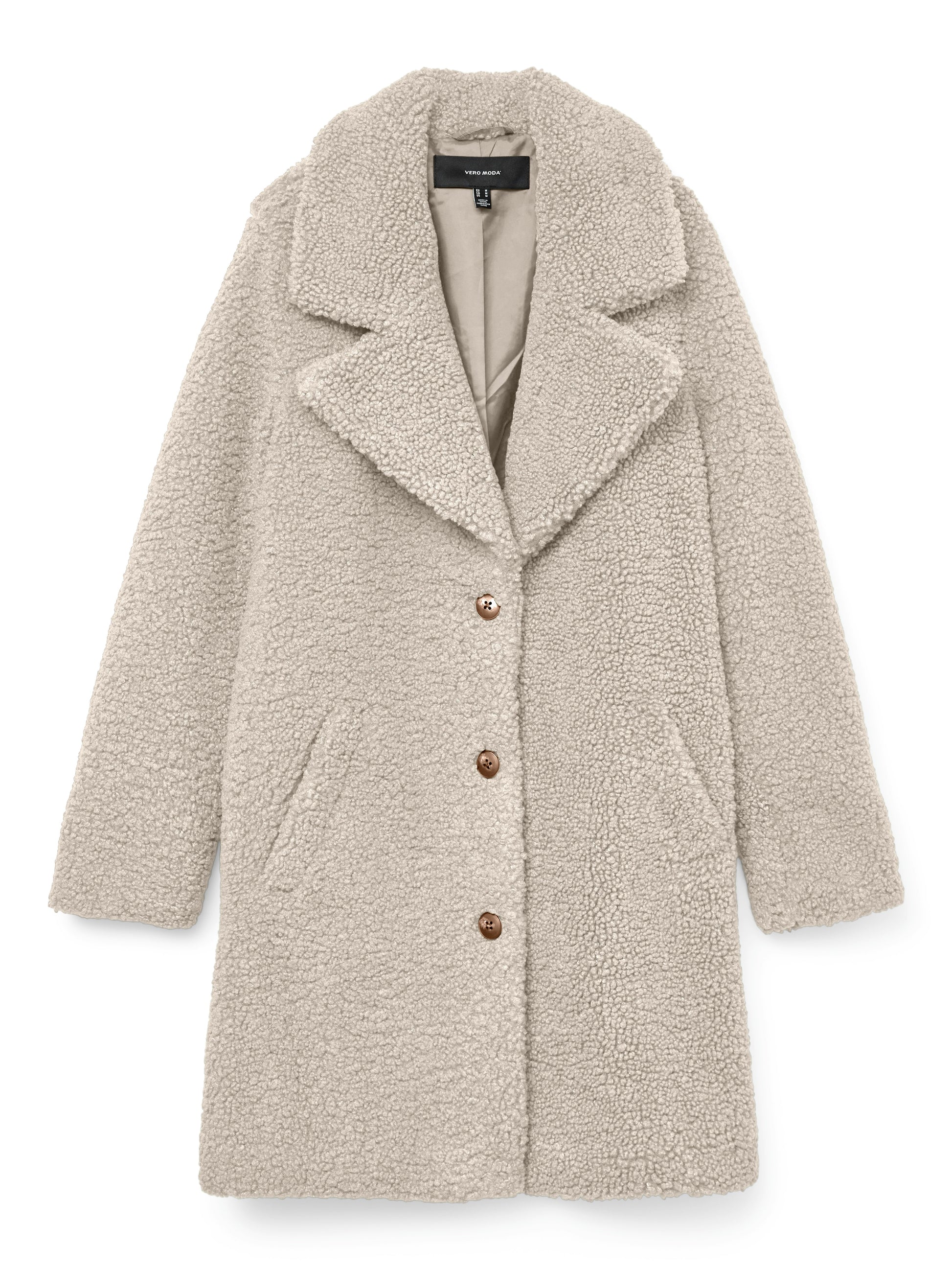 Vmkylie Teddy Coat Ga Boo (Oatmeal)