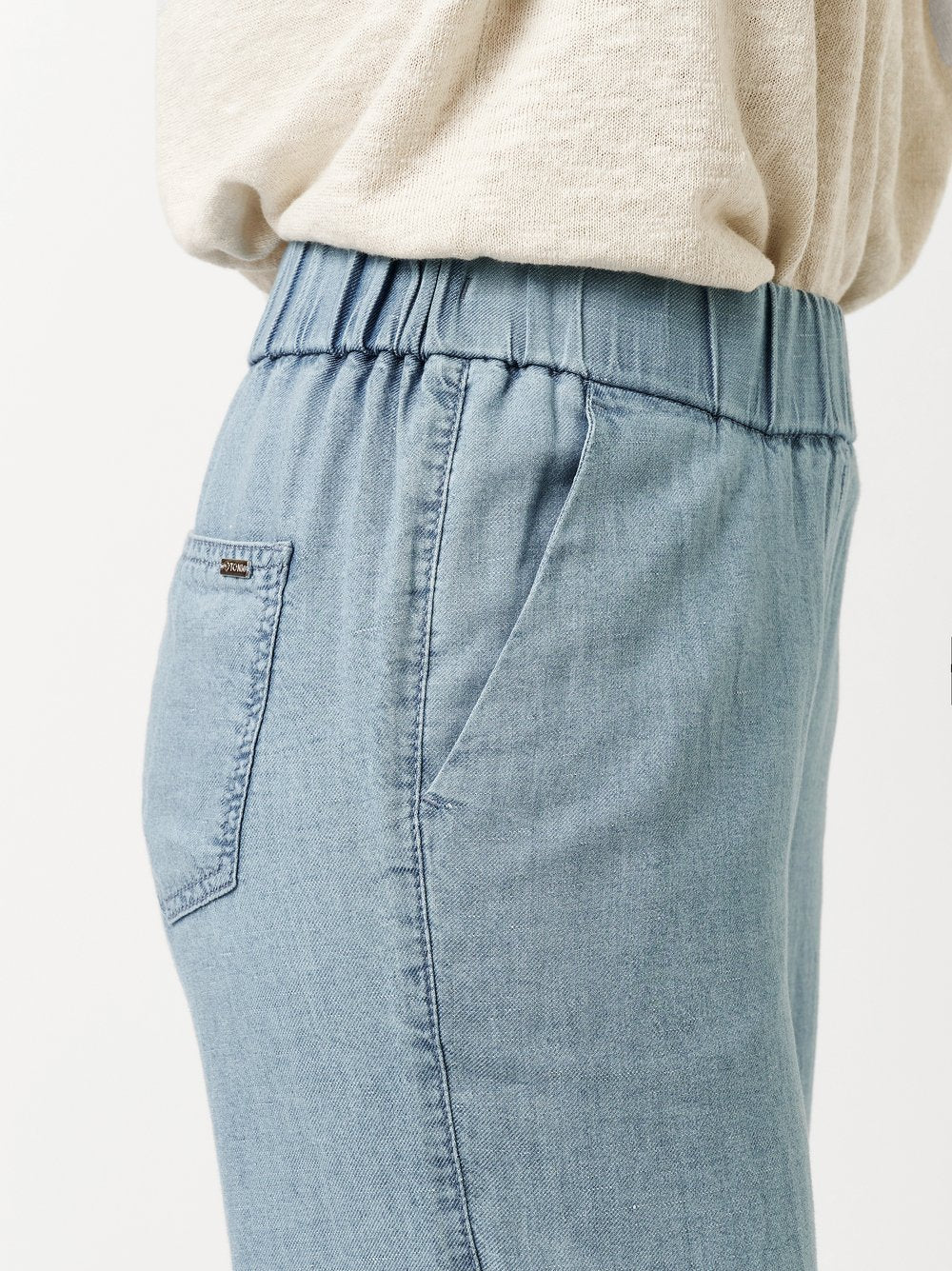 Pia Wide (Blue Bleached)