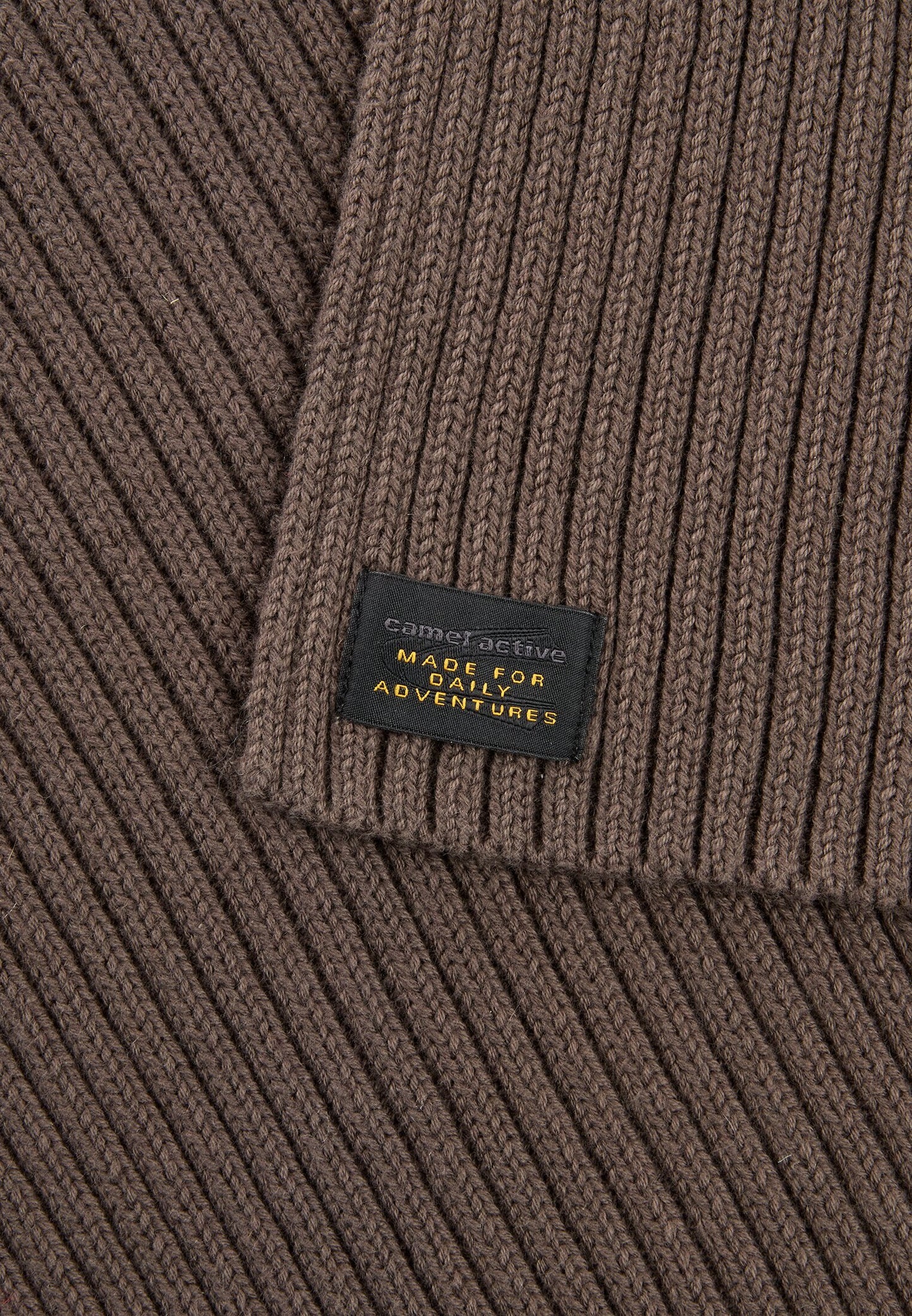 Schal aus Baumwoll-Mix (Dark Brown)