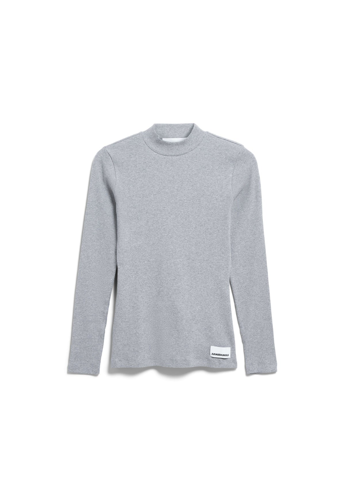 Fatimaara Rib Longsleeve (Silver Melange)
