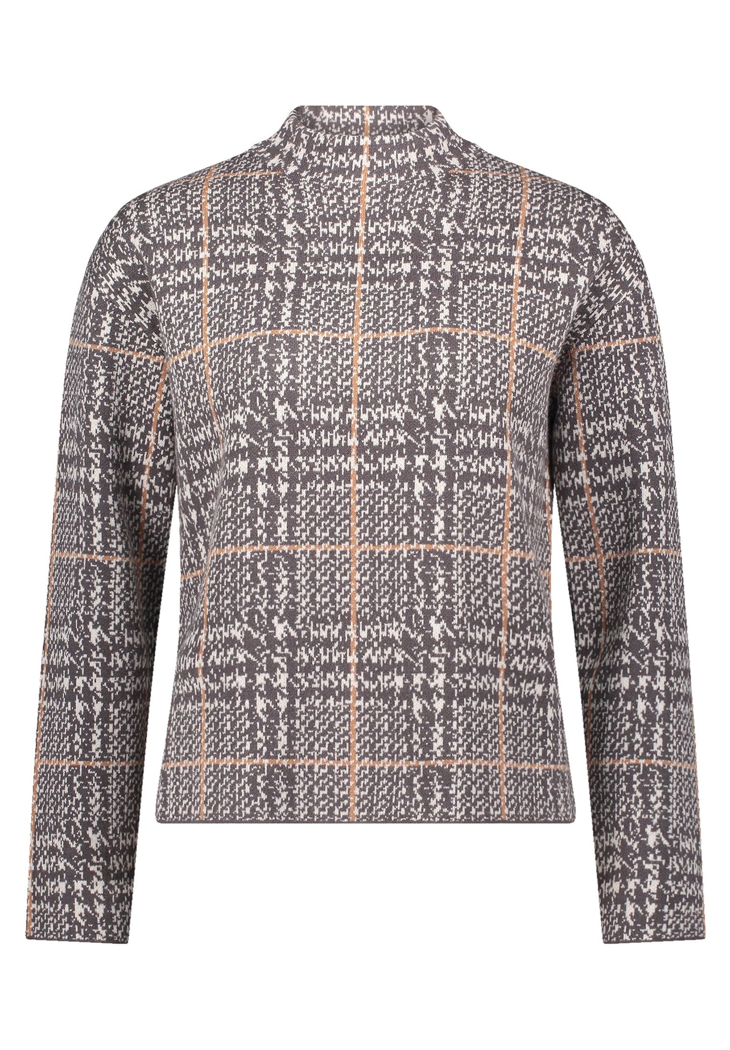 Strickpullover (Patch Grey/beig)