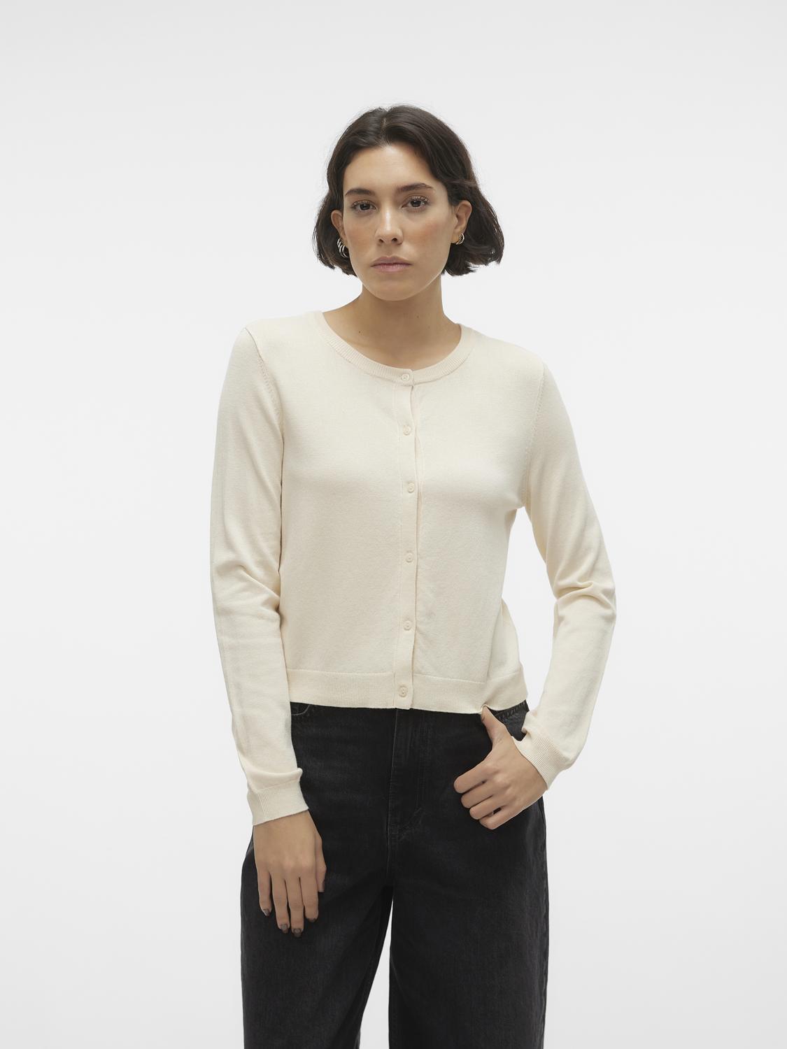 Vmglory Ls O-neck Short Cardigan Ga (Birch)