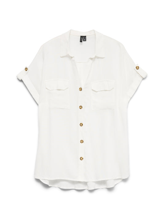Vmbumpy Ss Shirt Wvn Noos (Snow White)