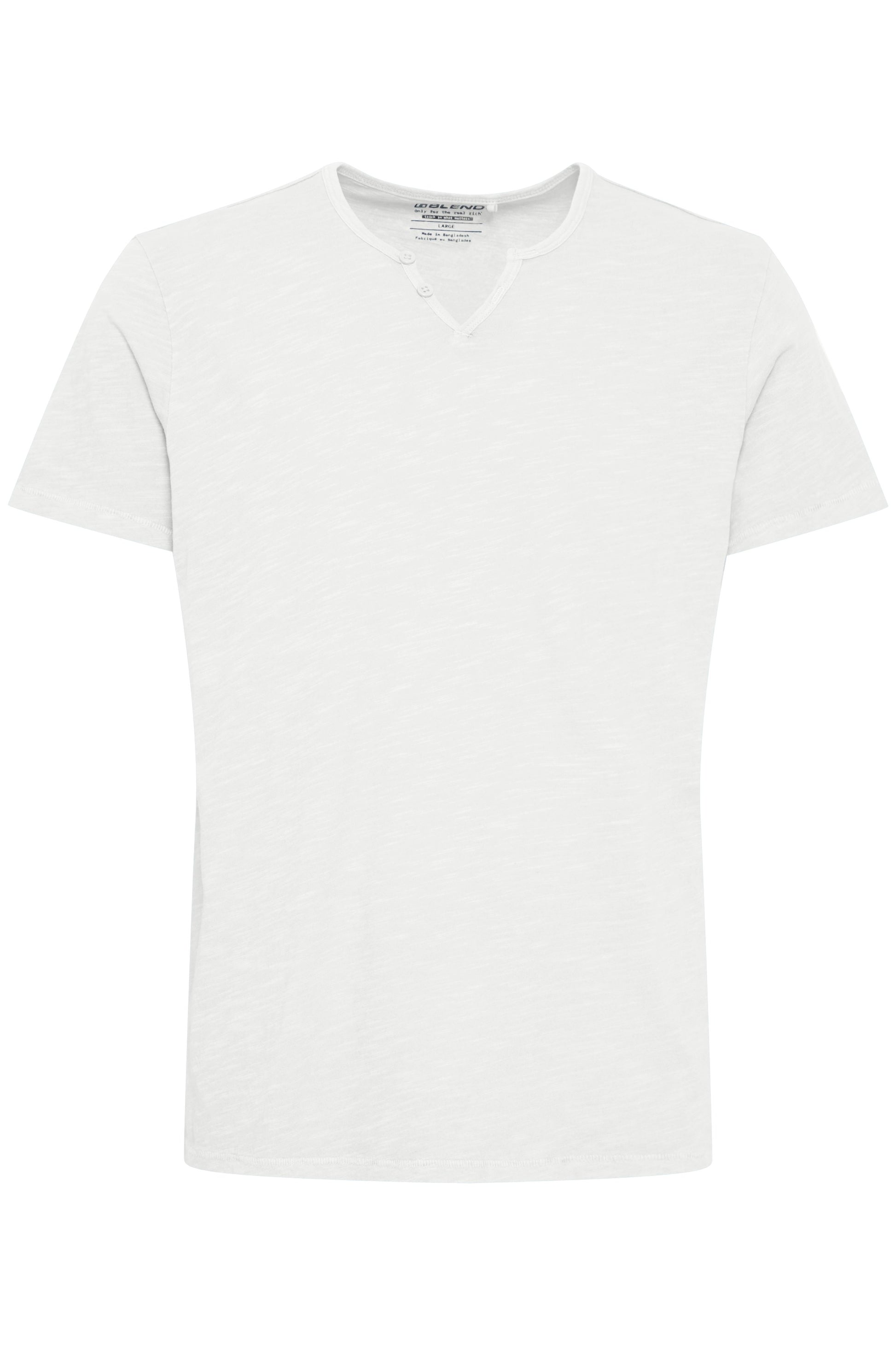 BHAshton split neck tee (Snow White)