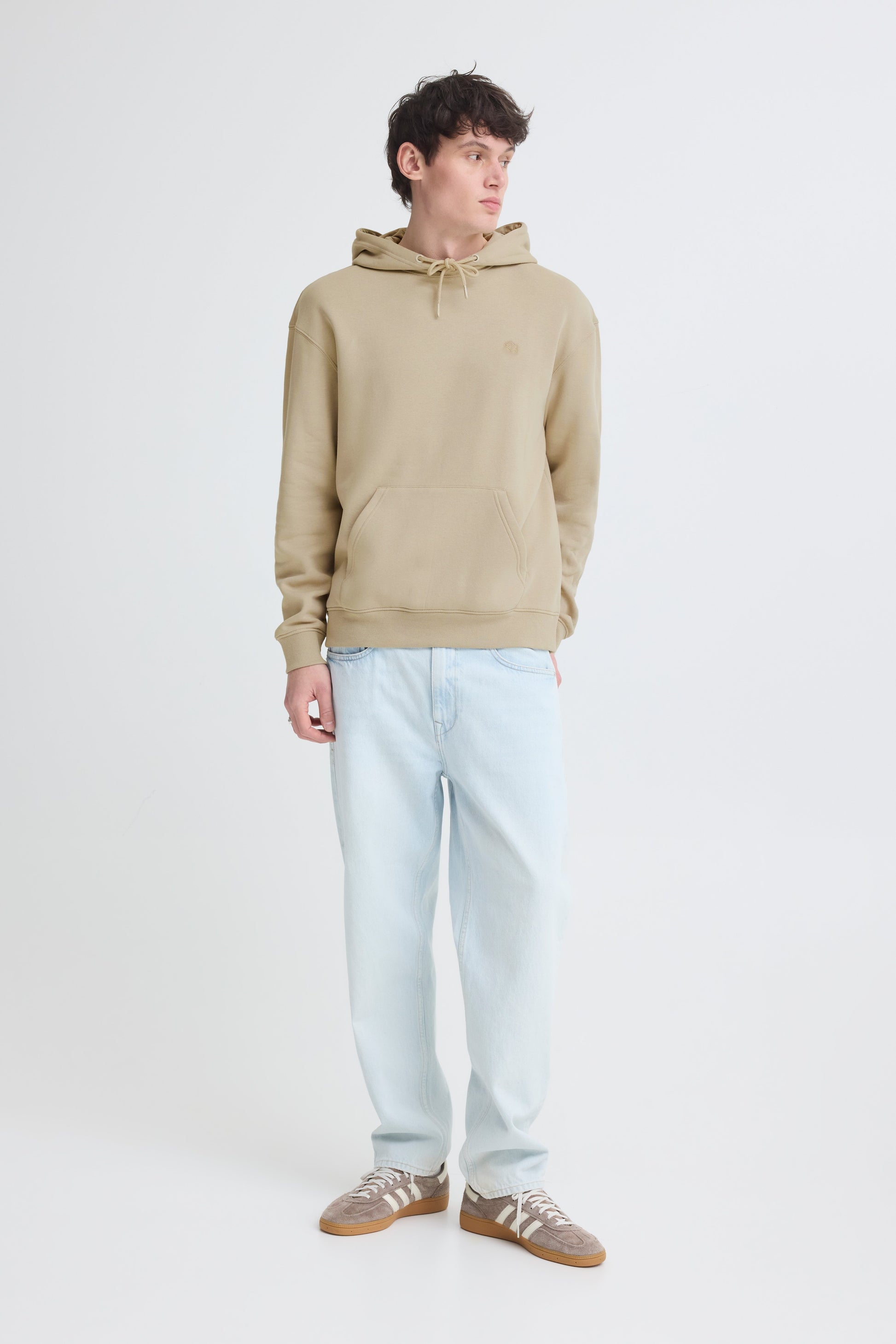 Bhjuste Emb Hood Sweat (Crockery)