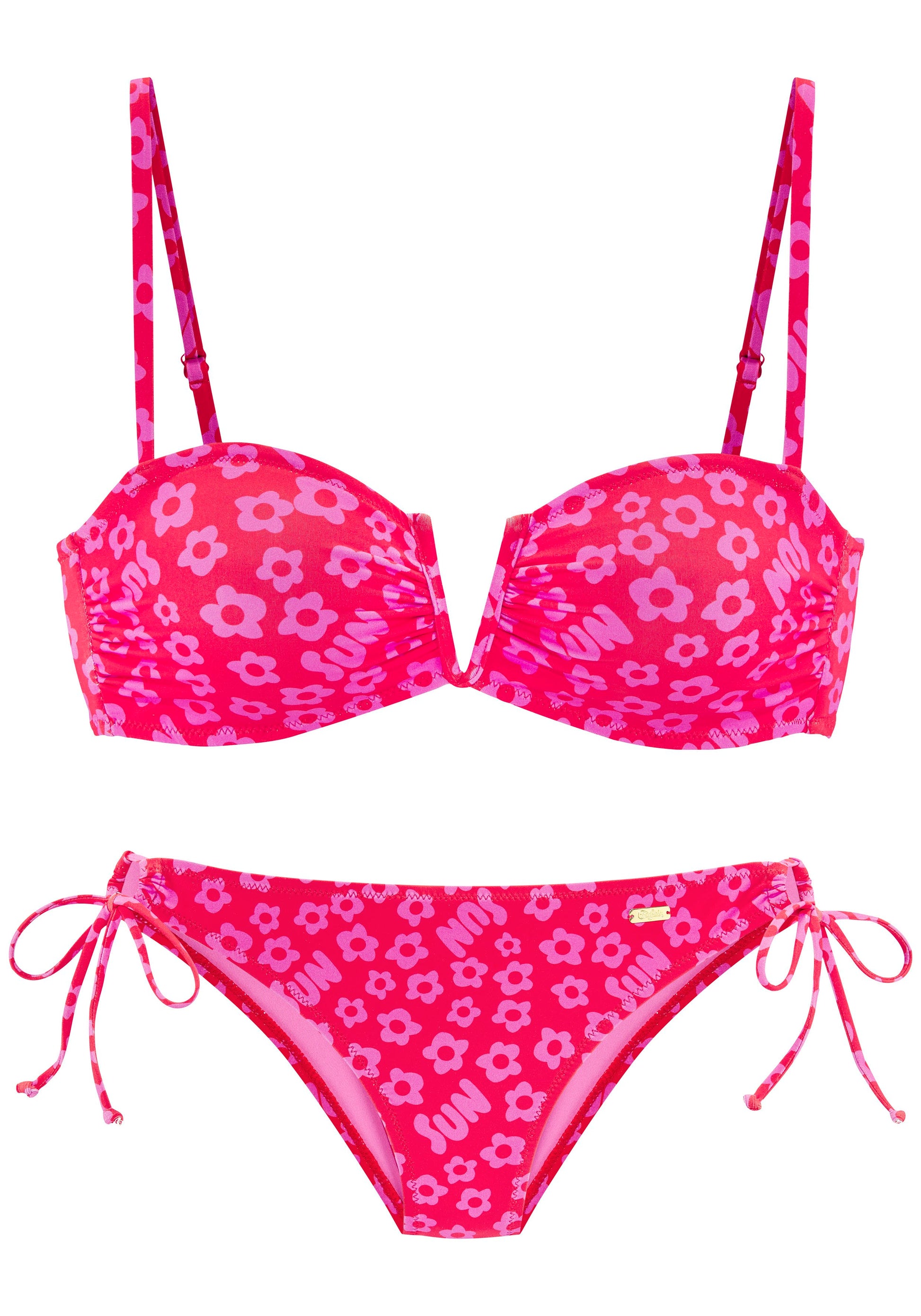 buffalo lm Bandeau-Bikini (Flower Aop)