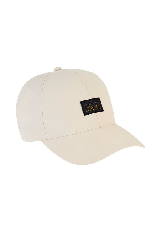 6-Panel Cap aus Polyamid mit wasserabweisender und schnell trocknender Eigenschaft (Oatmeal)