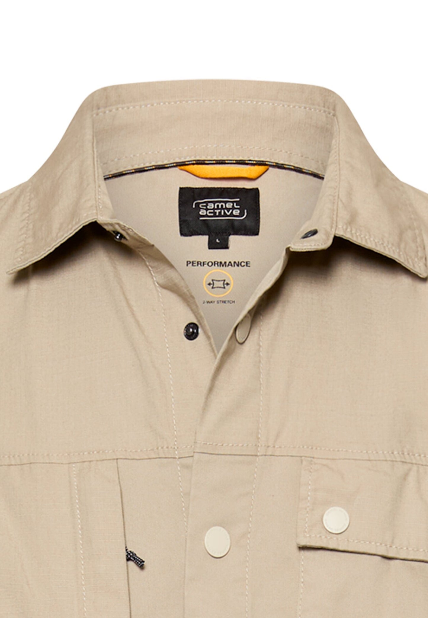 Overshirt mit Taschen (Light Beige)