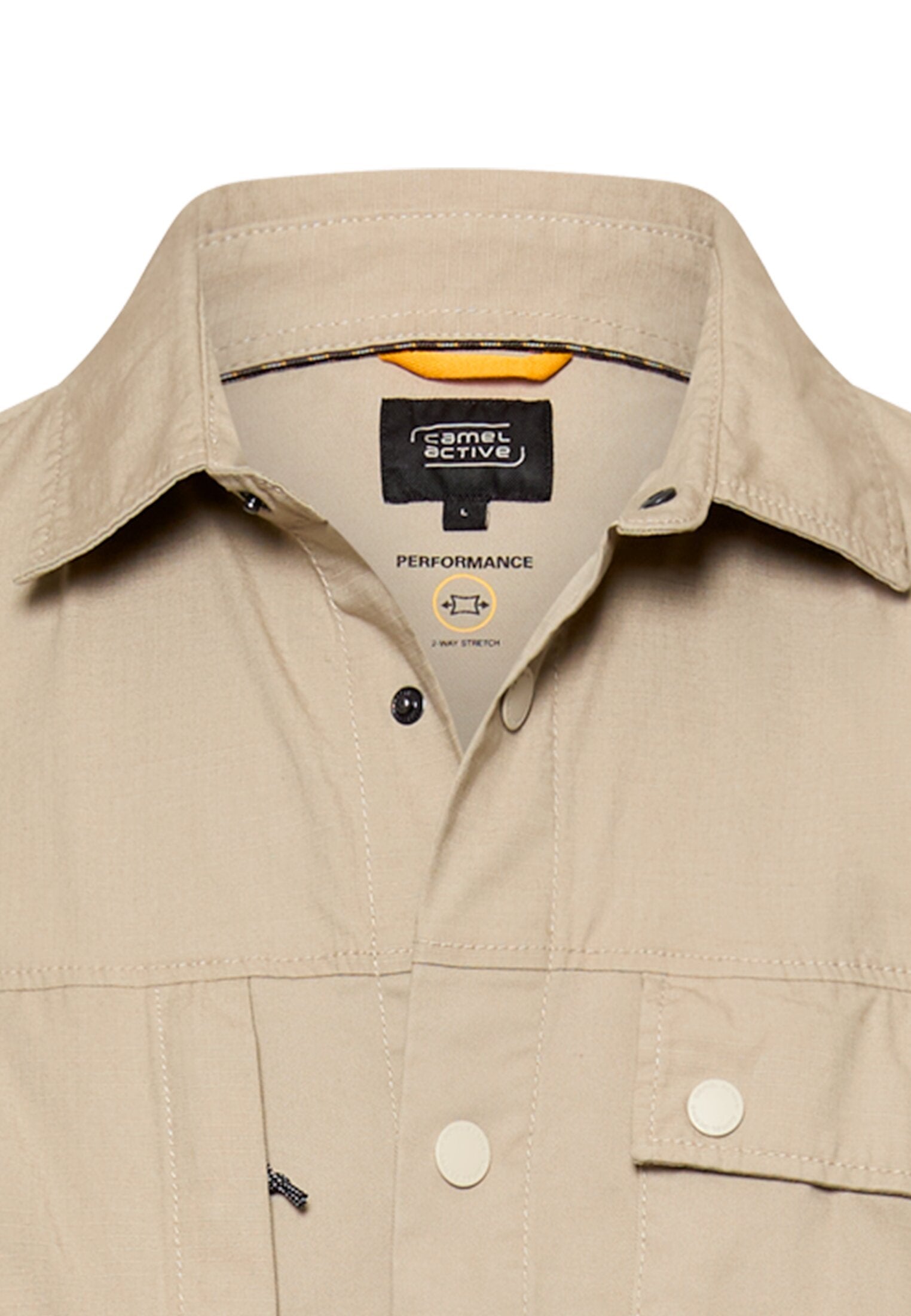 Overshirt mit Taschen (Light Beige)