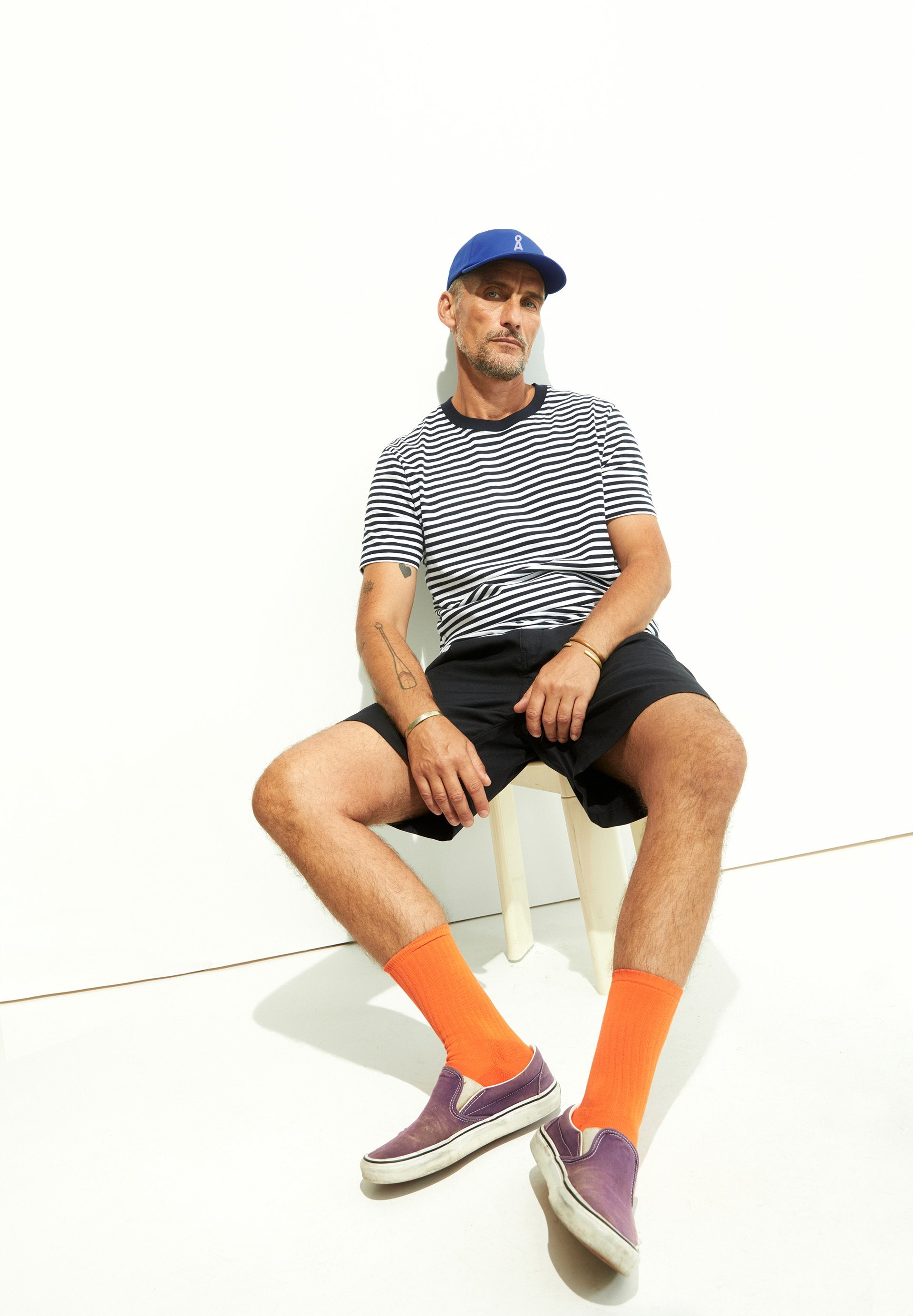 Maarkos Stripes (Night Sky-white)