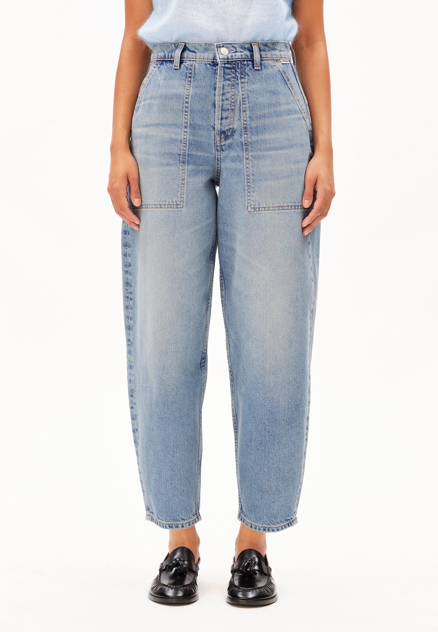 Baarly High Worker Barrel Jean (Andromedar)