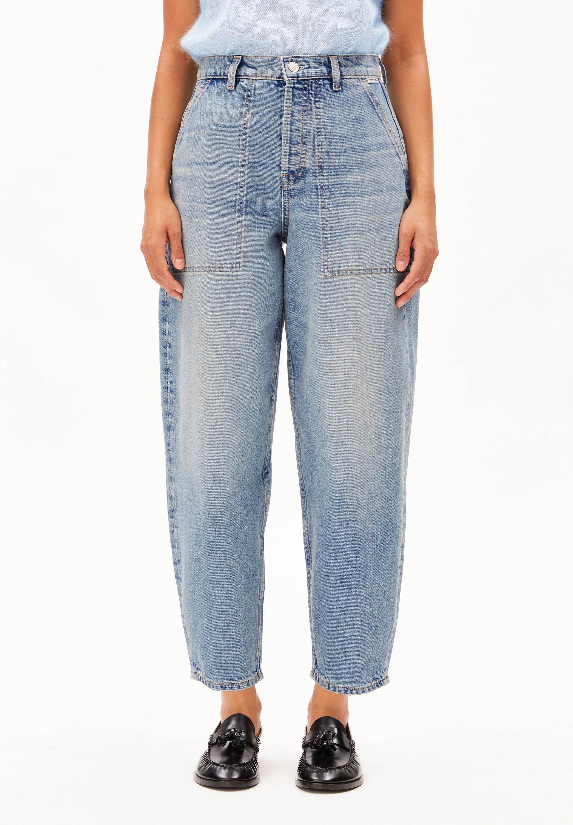 Baarly High Worker Barrel Jean (Andromedar)