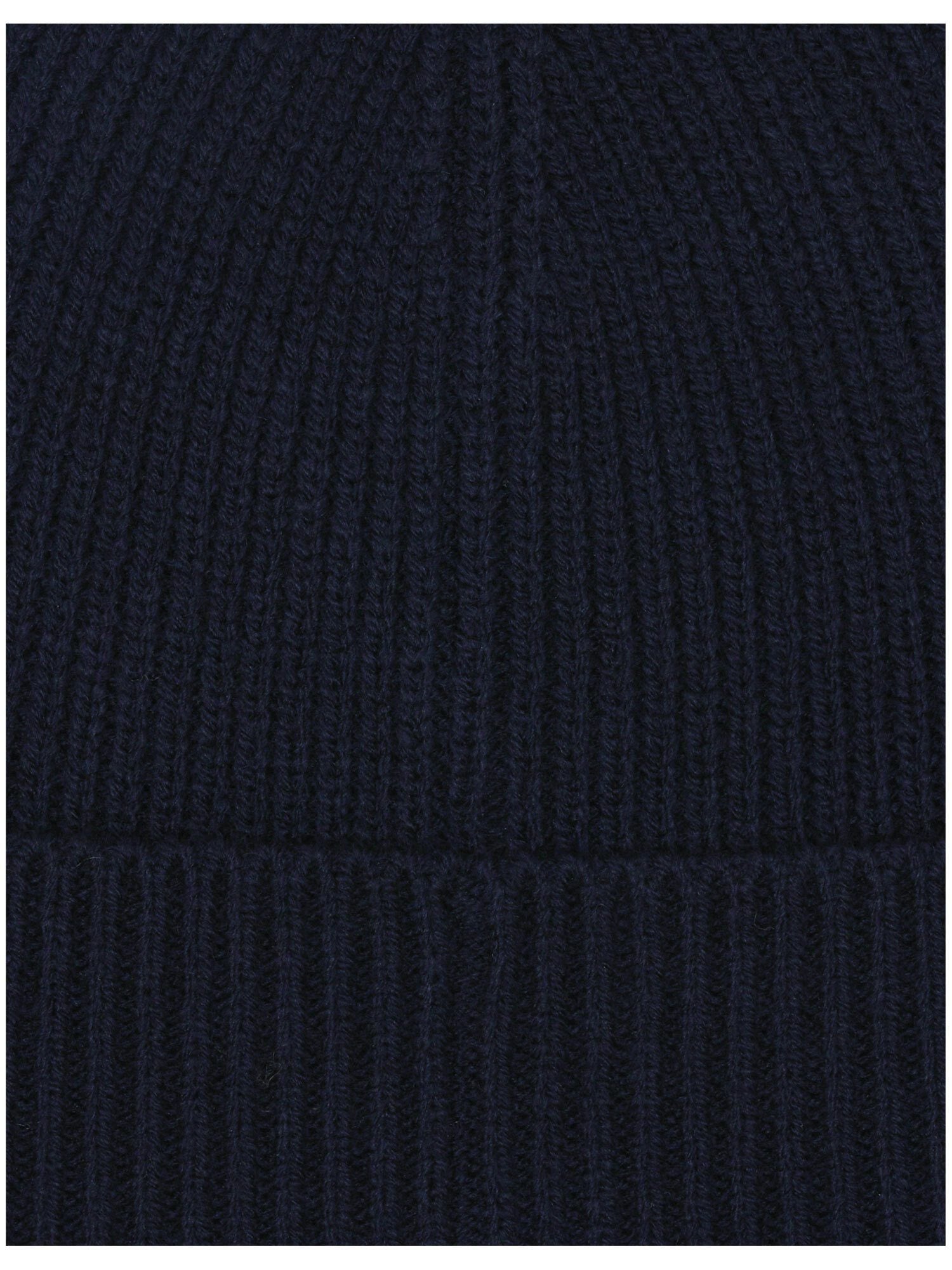 Polyacryl Kopfbedeckung Winddichte bugatti Rippstrick-Mütze (Navy)