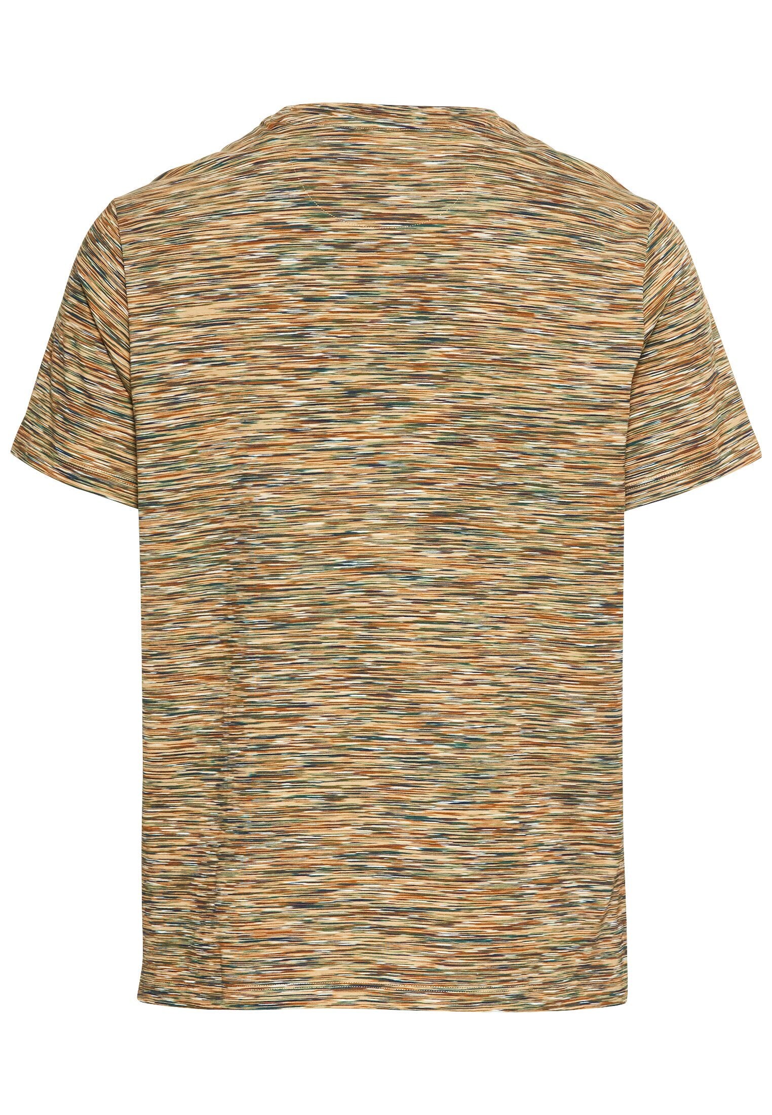 Kurzarmshirt mit geripptem Kragen (Agave Green)