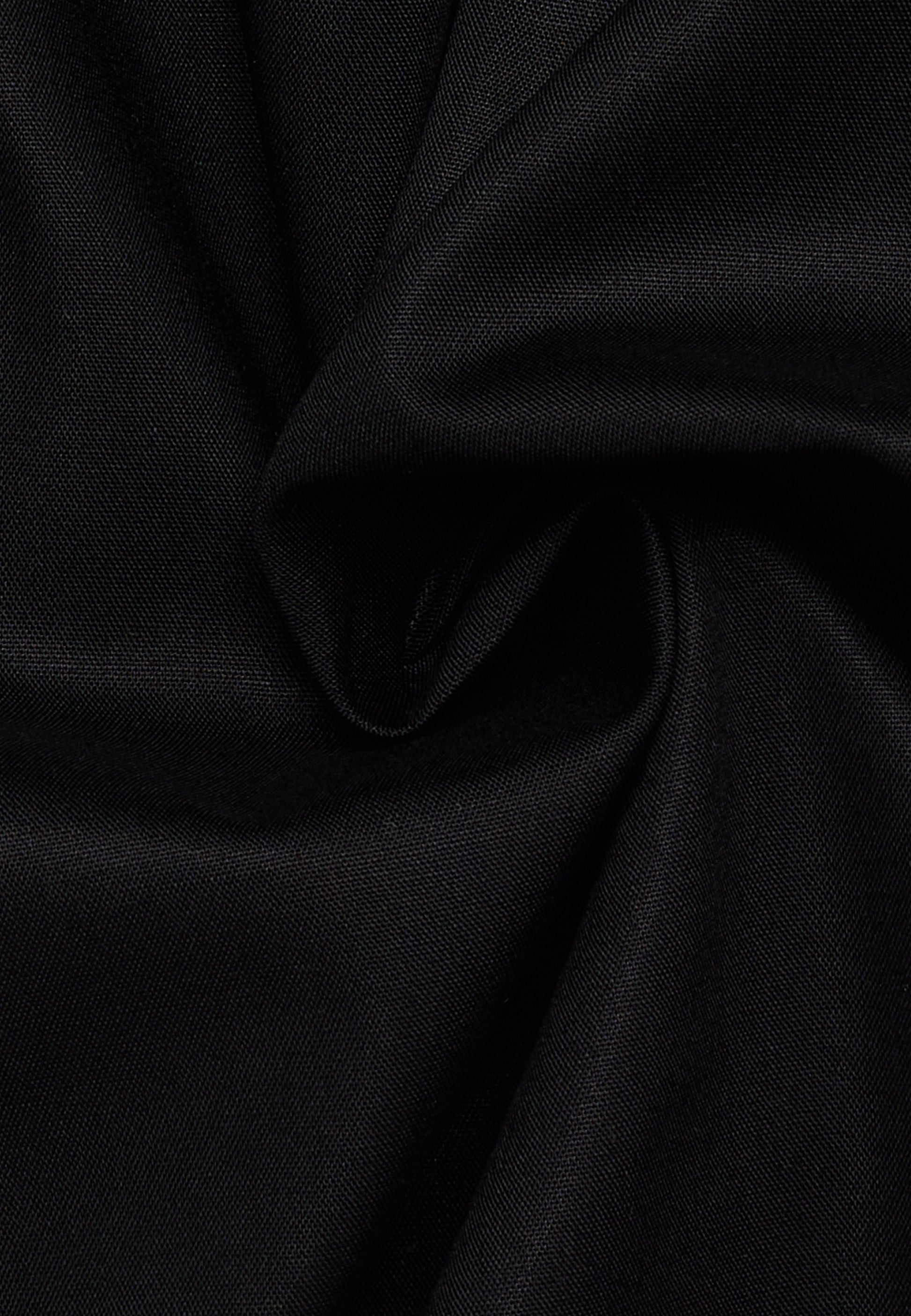 Dynamic Cotton Popeline Langarm (Schwarz)