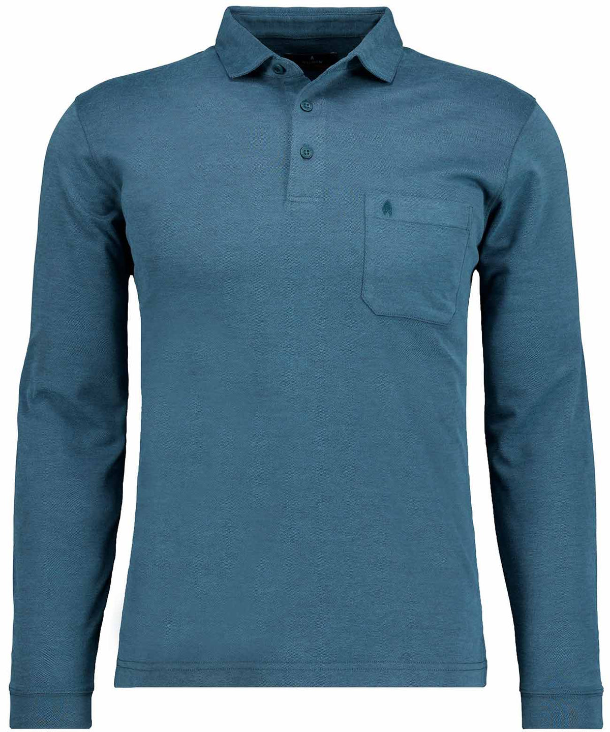 Softknit-Polo Kent-Kragen, Velvet-Touch (Dunkelgrun)