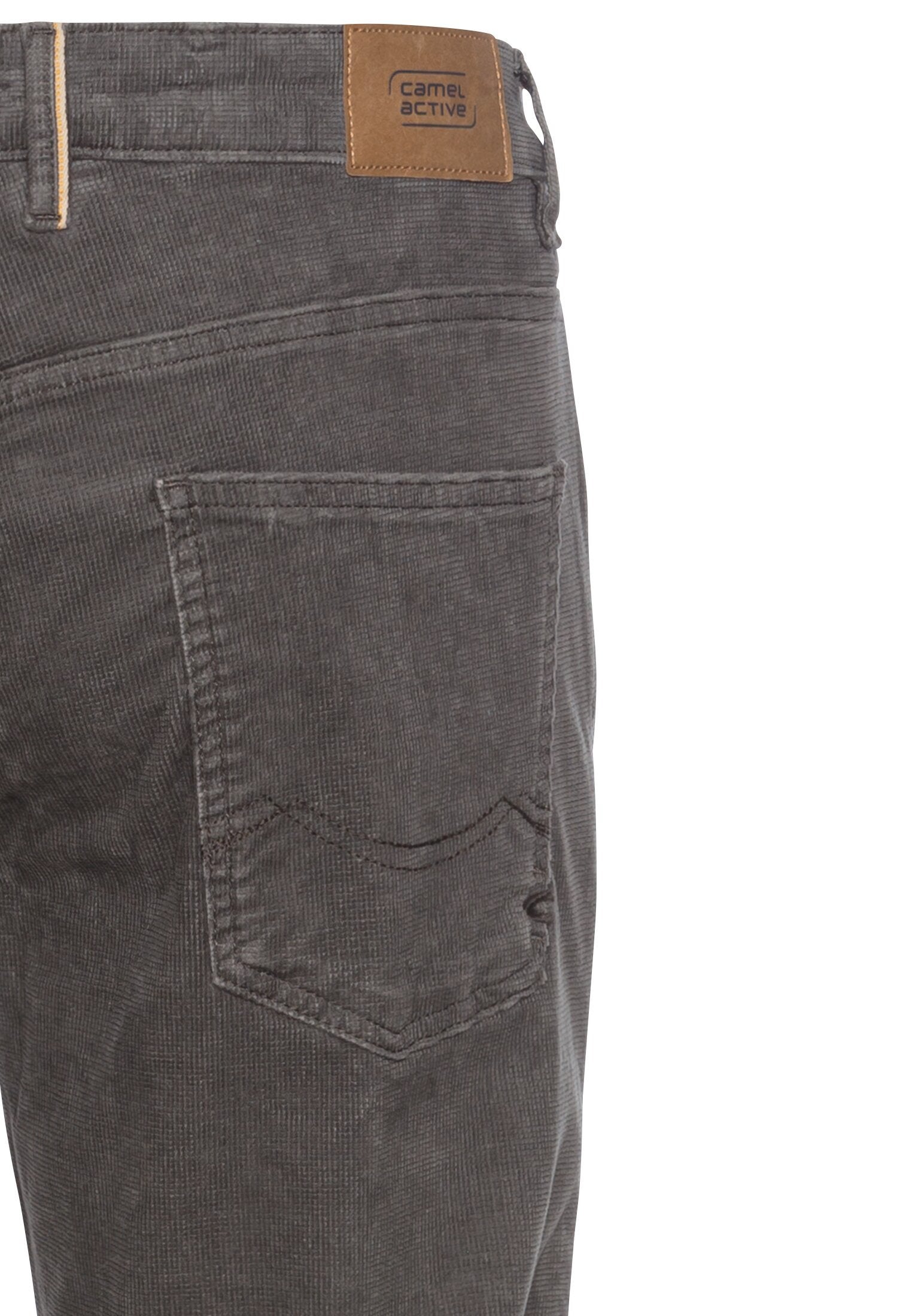 Regular Fit 5-Pocket Cordhose (Rock Grey)