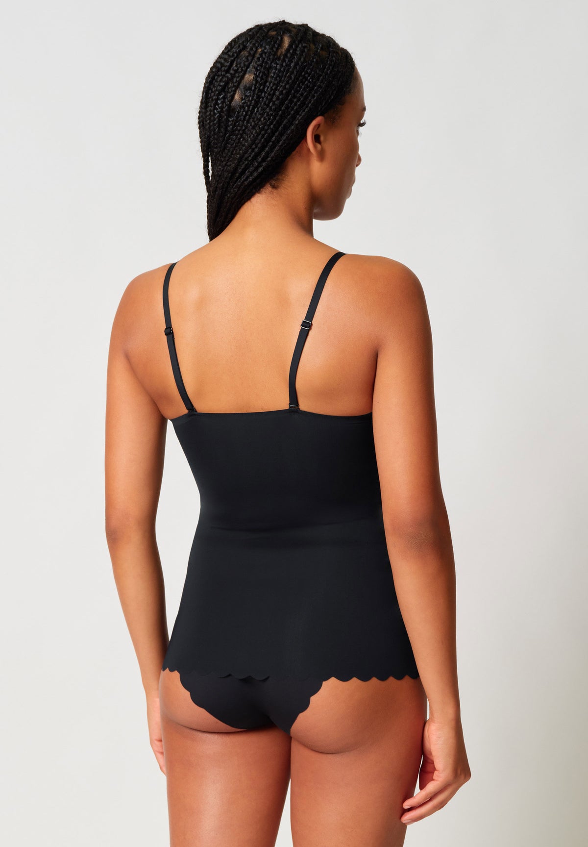Skiny Damen Spaghettishirt herausn. Pads Sensation (Black)