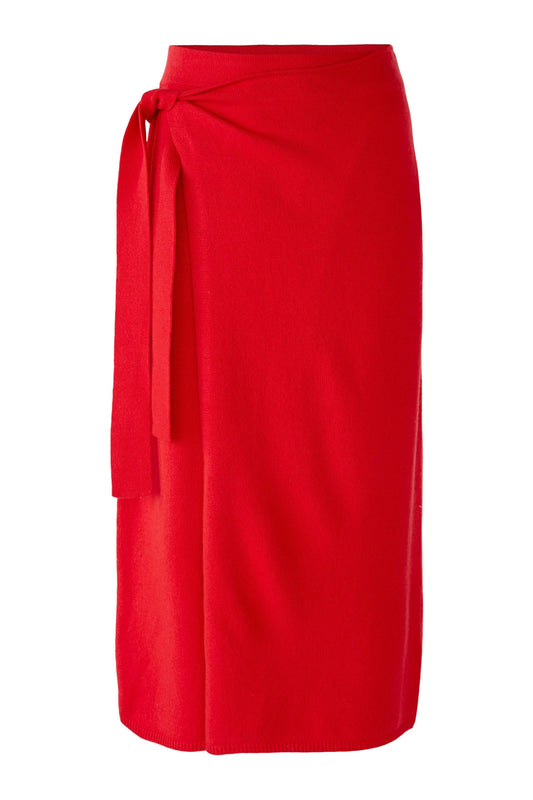 Strickrock Wollmischung mit Modal (Chinese Red)