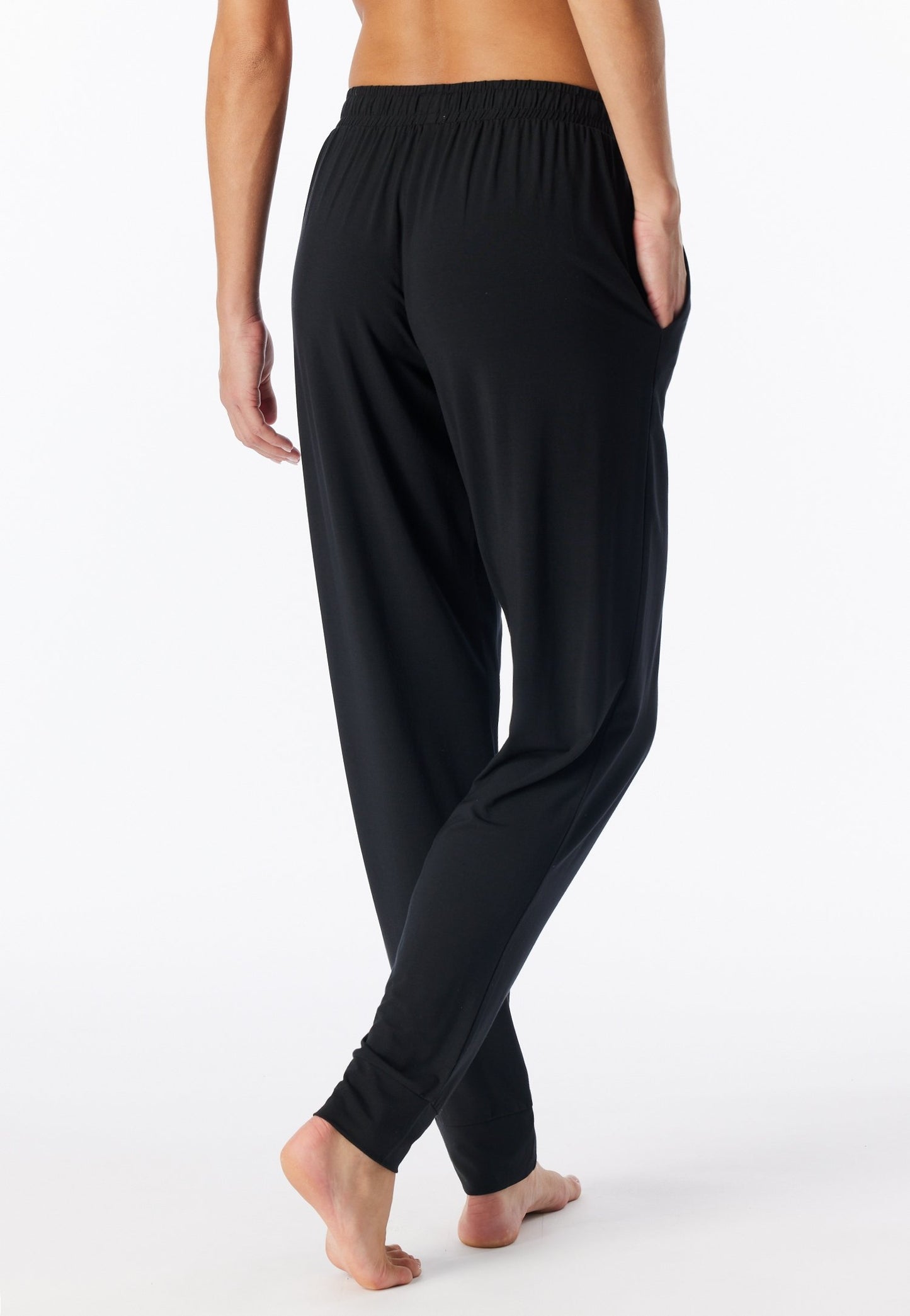 Hose lang Bündchen (Schwarz)