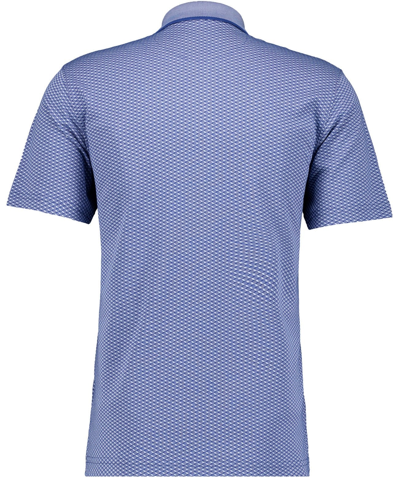 Softknit-Polo Jacquard (Marine Mel)