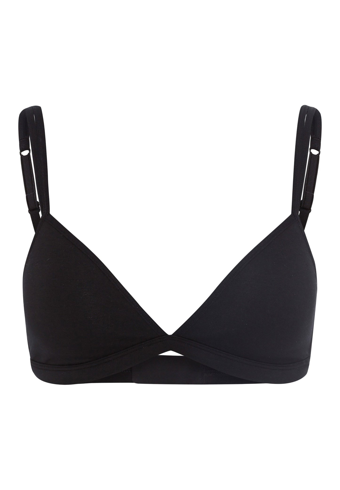 Skiny Damen Triangel BH gepaddet SKINY ADVANTAGE Cotton Stretch (Black)