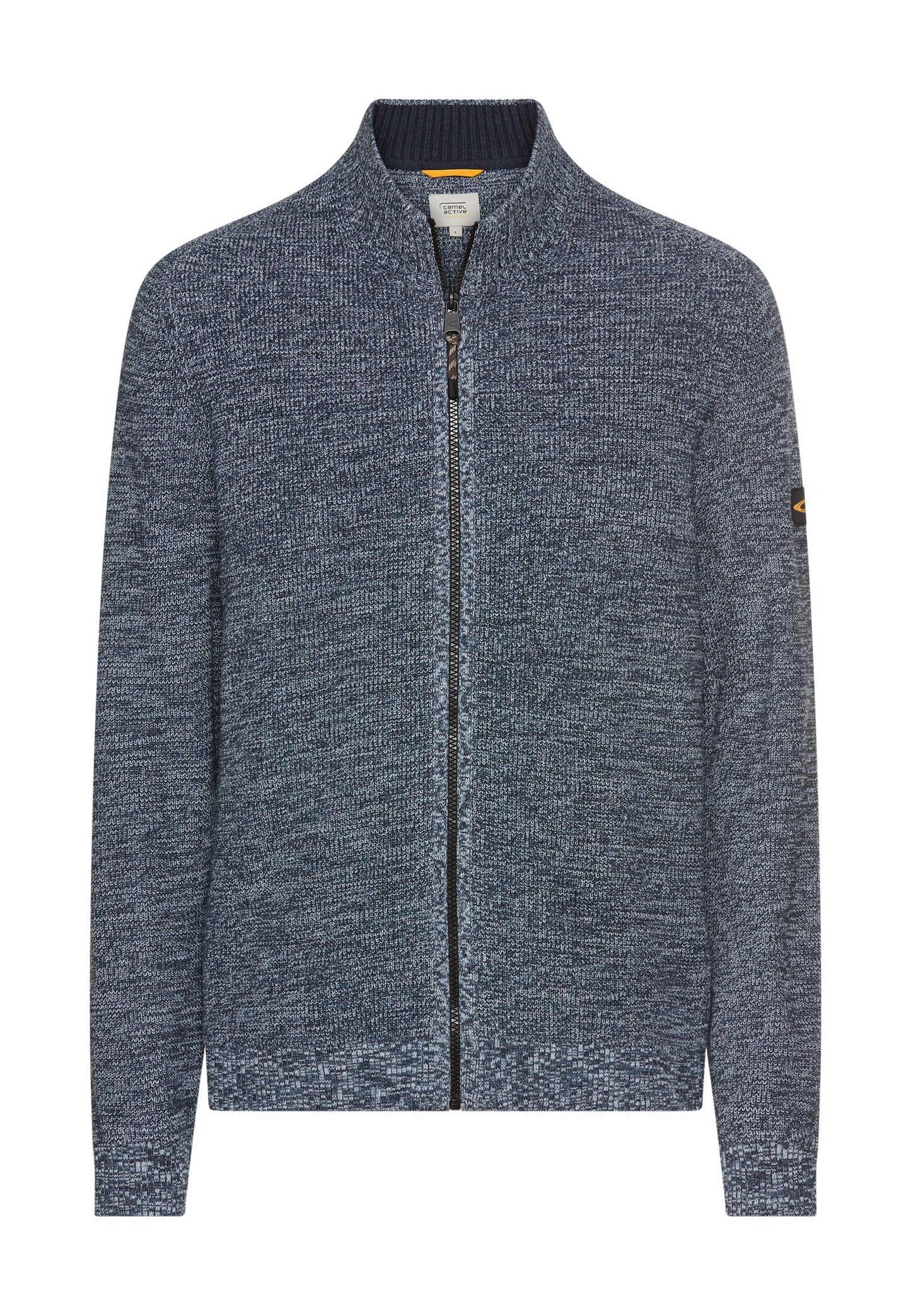 Strickjacke aus einem soften Baumwollmix (Tinted Blue)