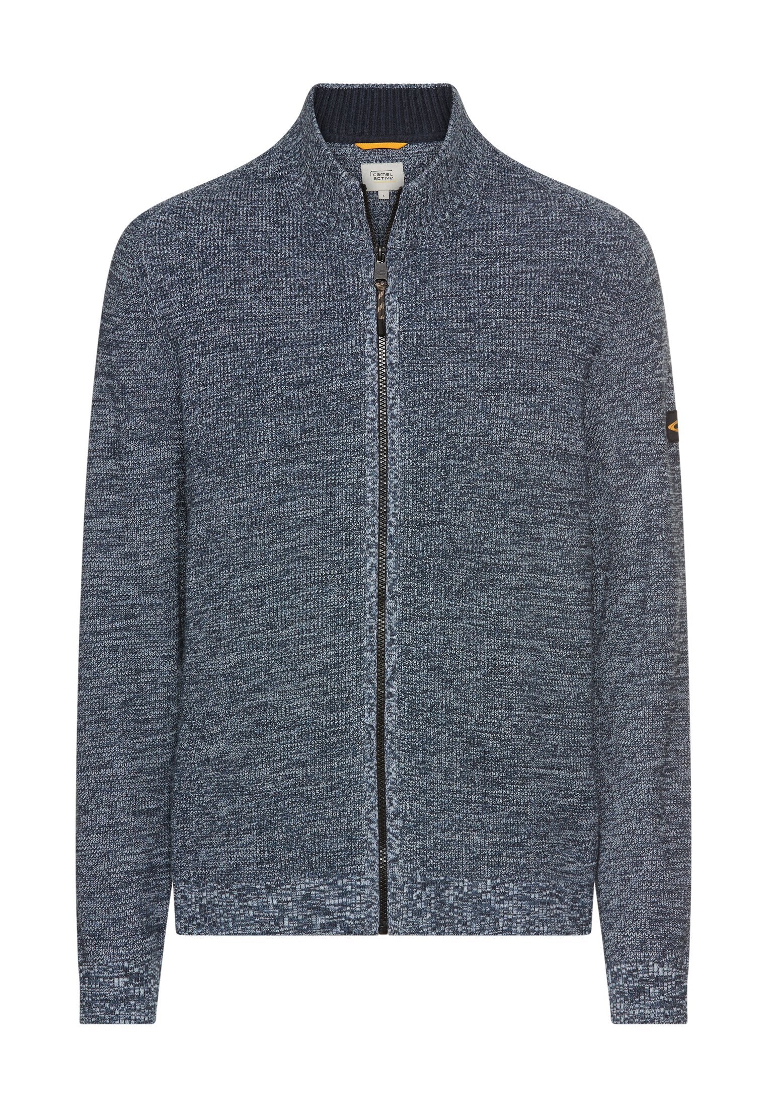 Strickjacke aus einem soften Baumwollmix (Tinted Blue)