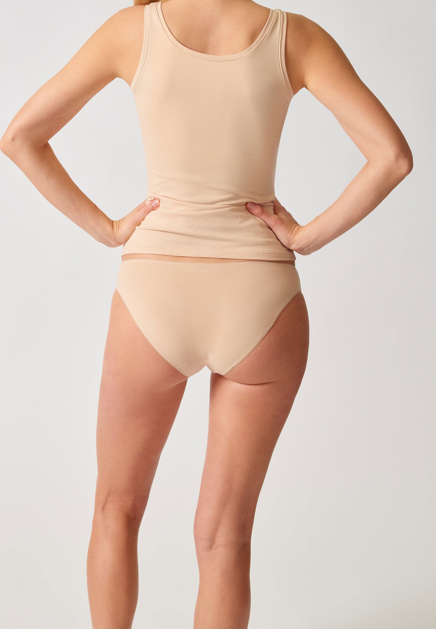Skiny Damen Rio Slip Doppelpack SKINY ADVANTAGE Cotton Stretch (Beige)